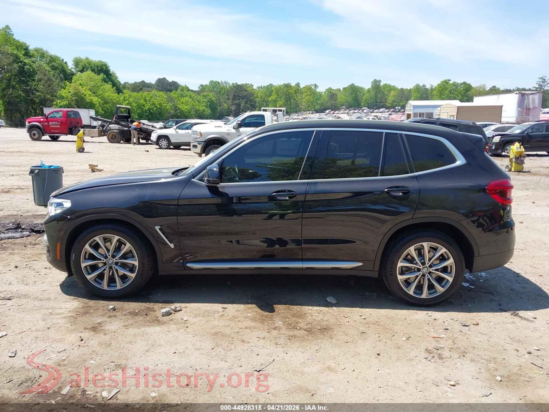 2019 BMW X3 VIN 5UXTR7C5XKLF26027, auction photo 14