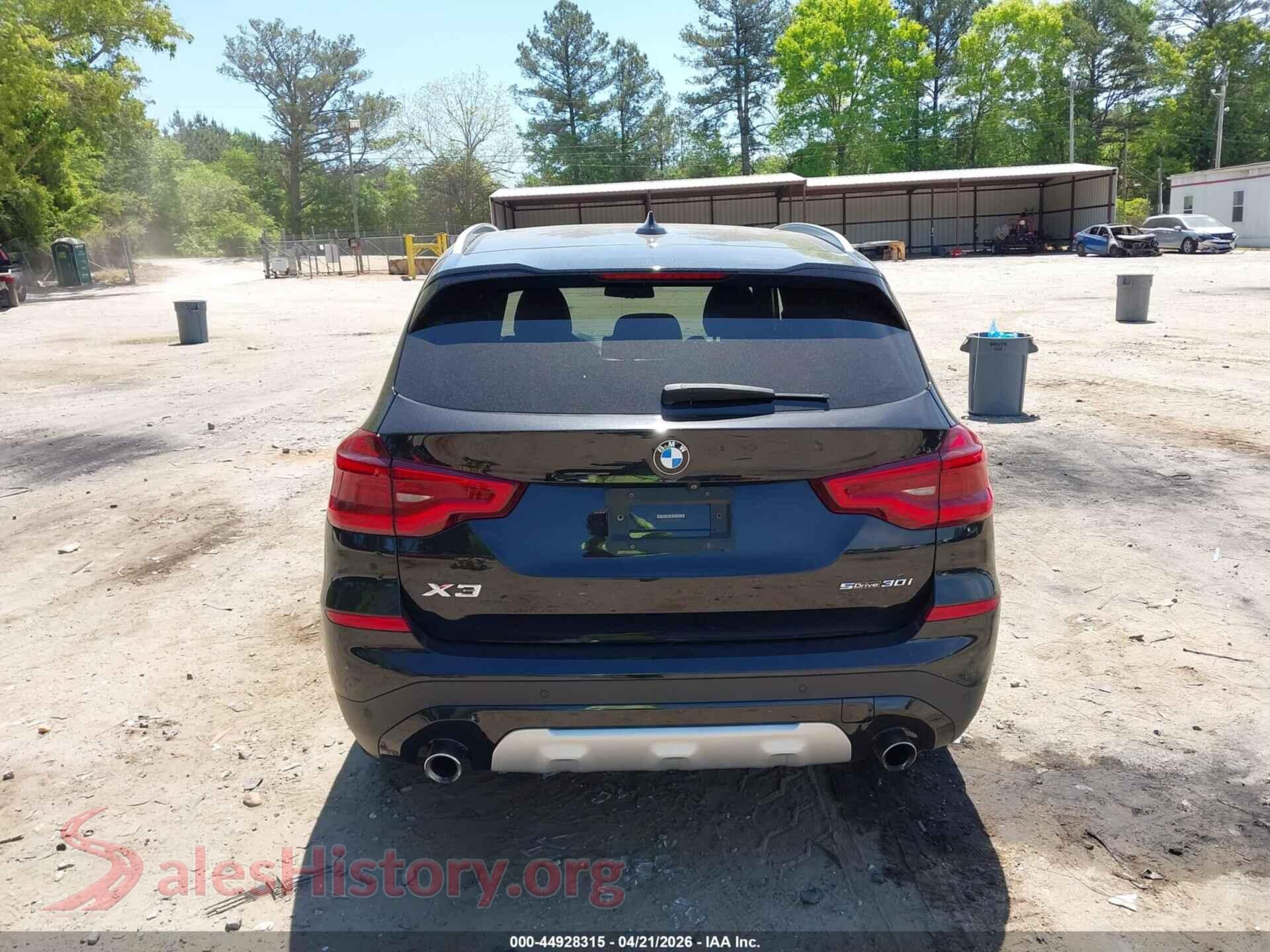 2019 BMW X3 VIN 5UXTR7C5XKLF26027, auction photo 16