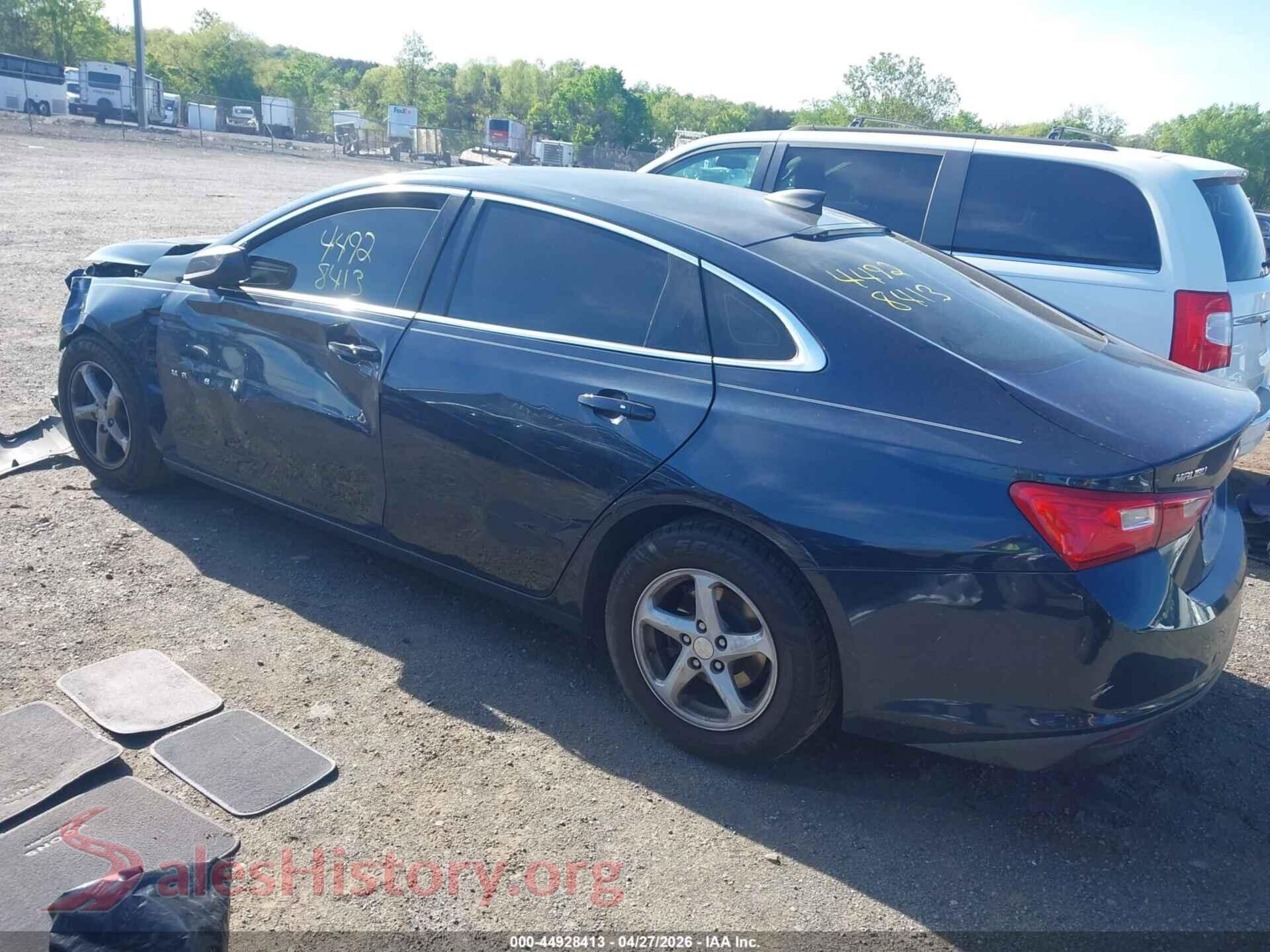 2017 CHEVROLET MALIBU VIN 1G1ZB5ST2HF230274, driver side view