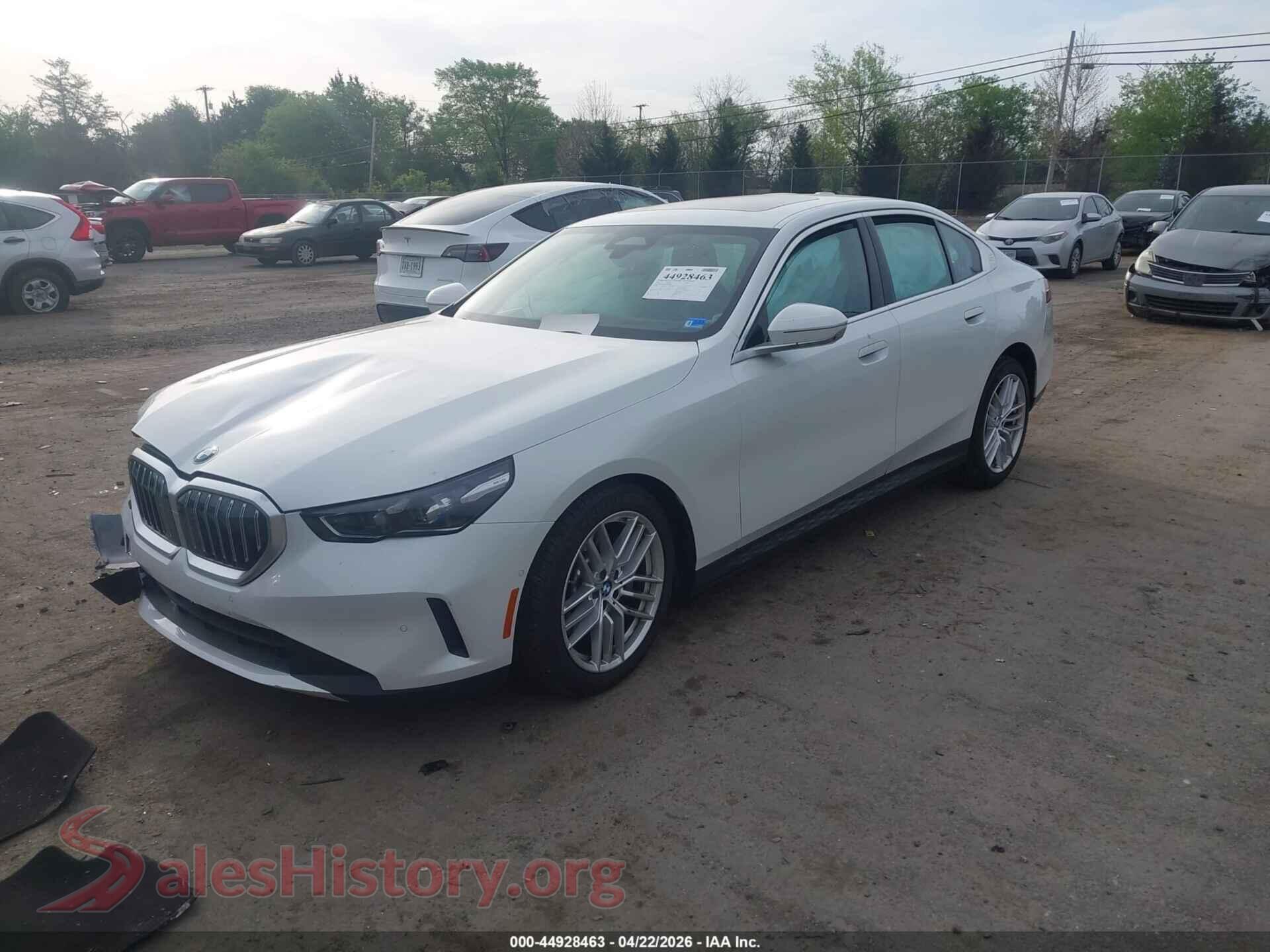 2024 BMW 530I VIN WBA53FJ01RCS00487, front view