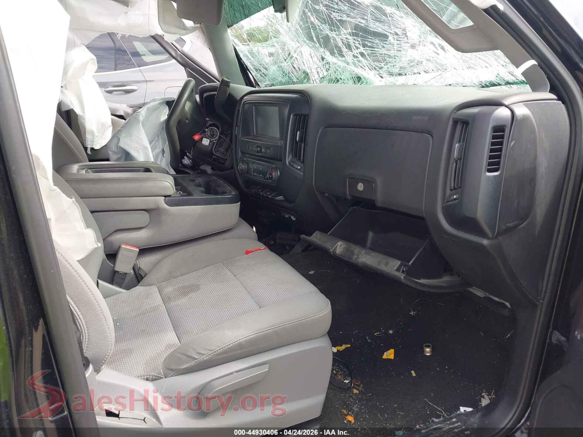 2018 CHEVROLET SILVERADO 1500 VIN 1GCRCPEC0JZ121344, rear view