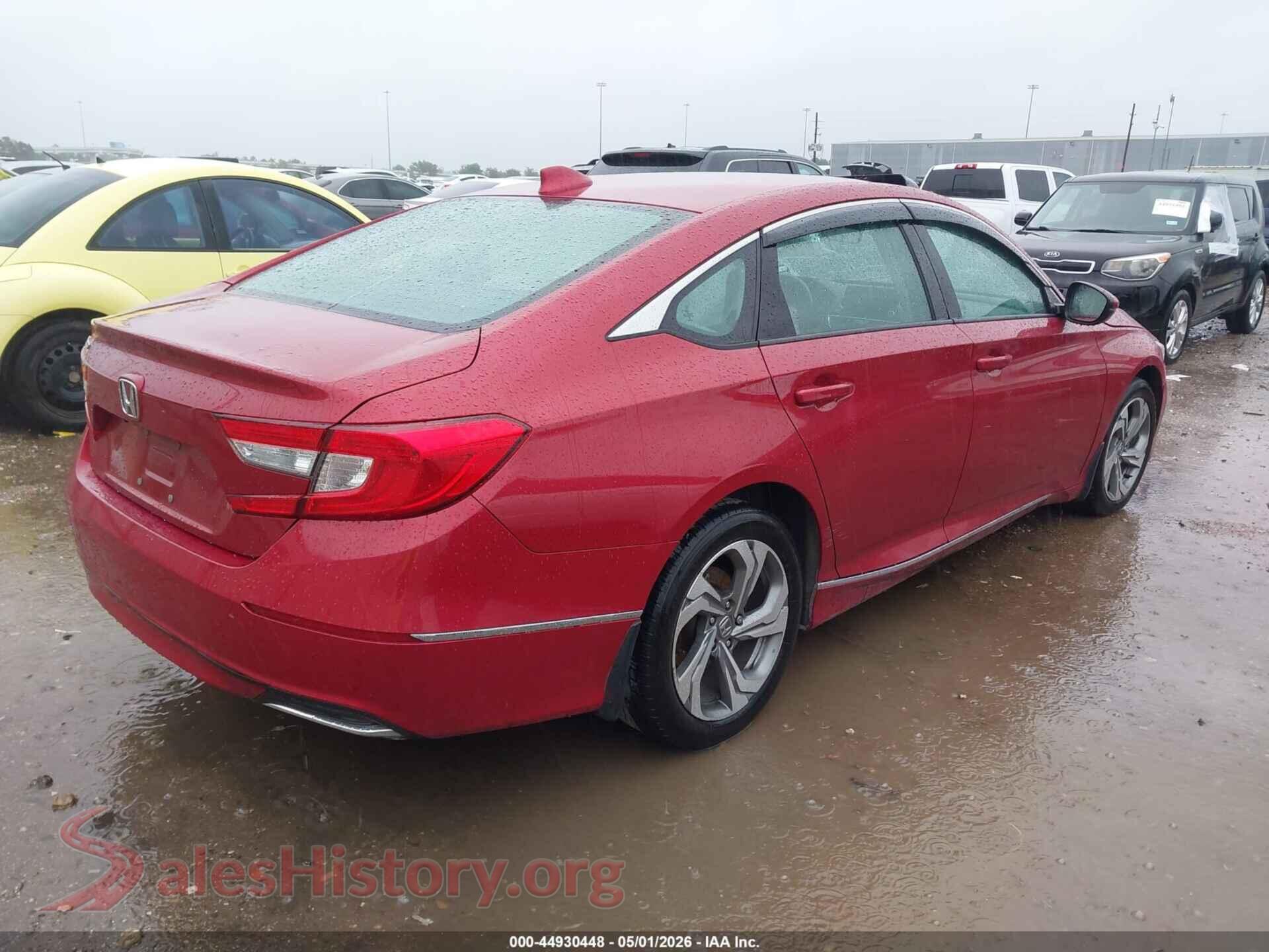 2018 HONDA ACCORD VIN 1HGCV1F59JA043840, rear driver side