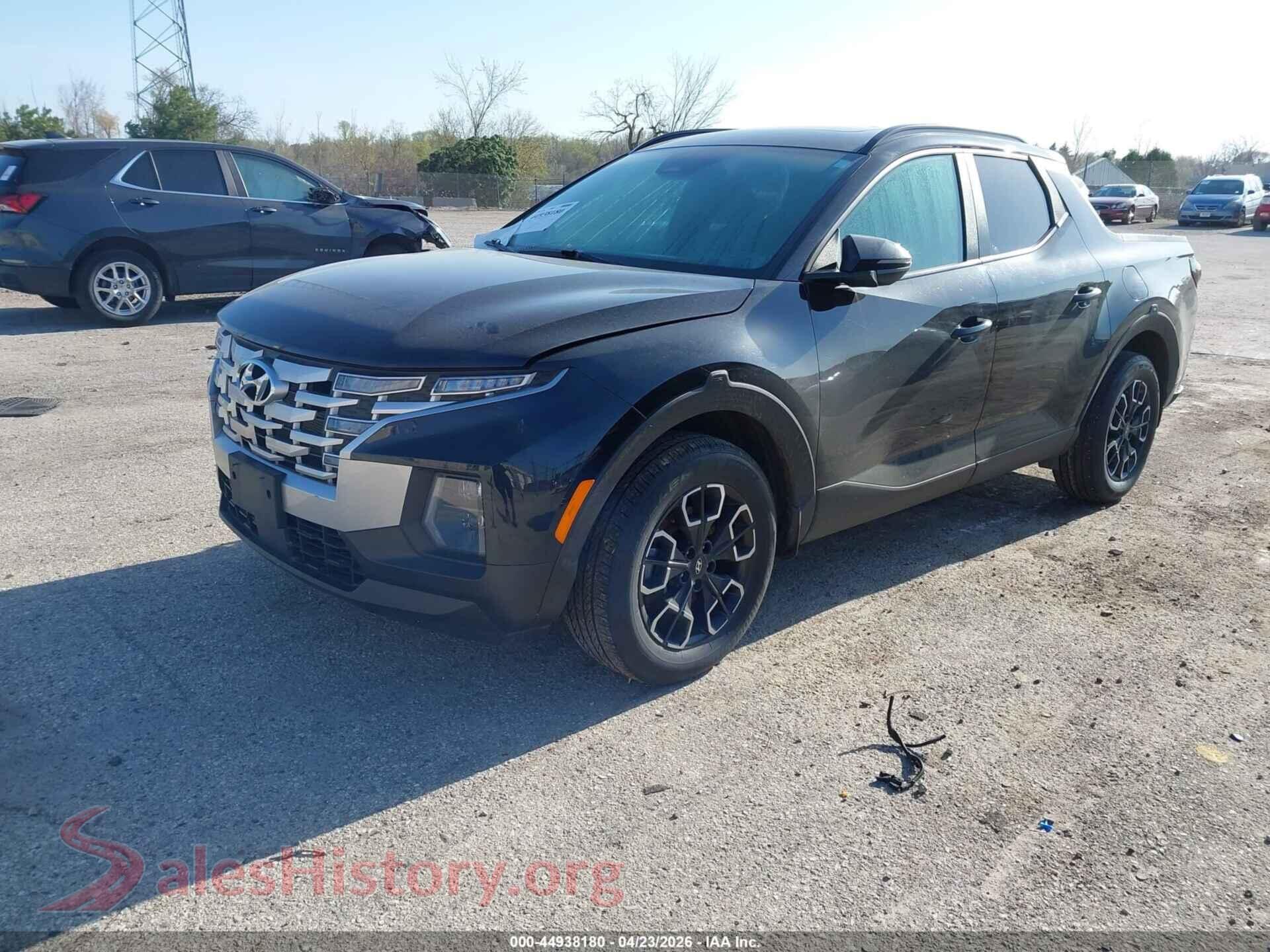2023 HYUNDAI SANTA CRUZ VIN 5NTJDDAF1PH060340, front view