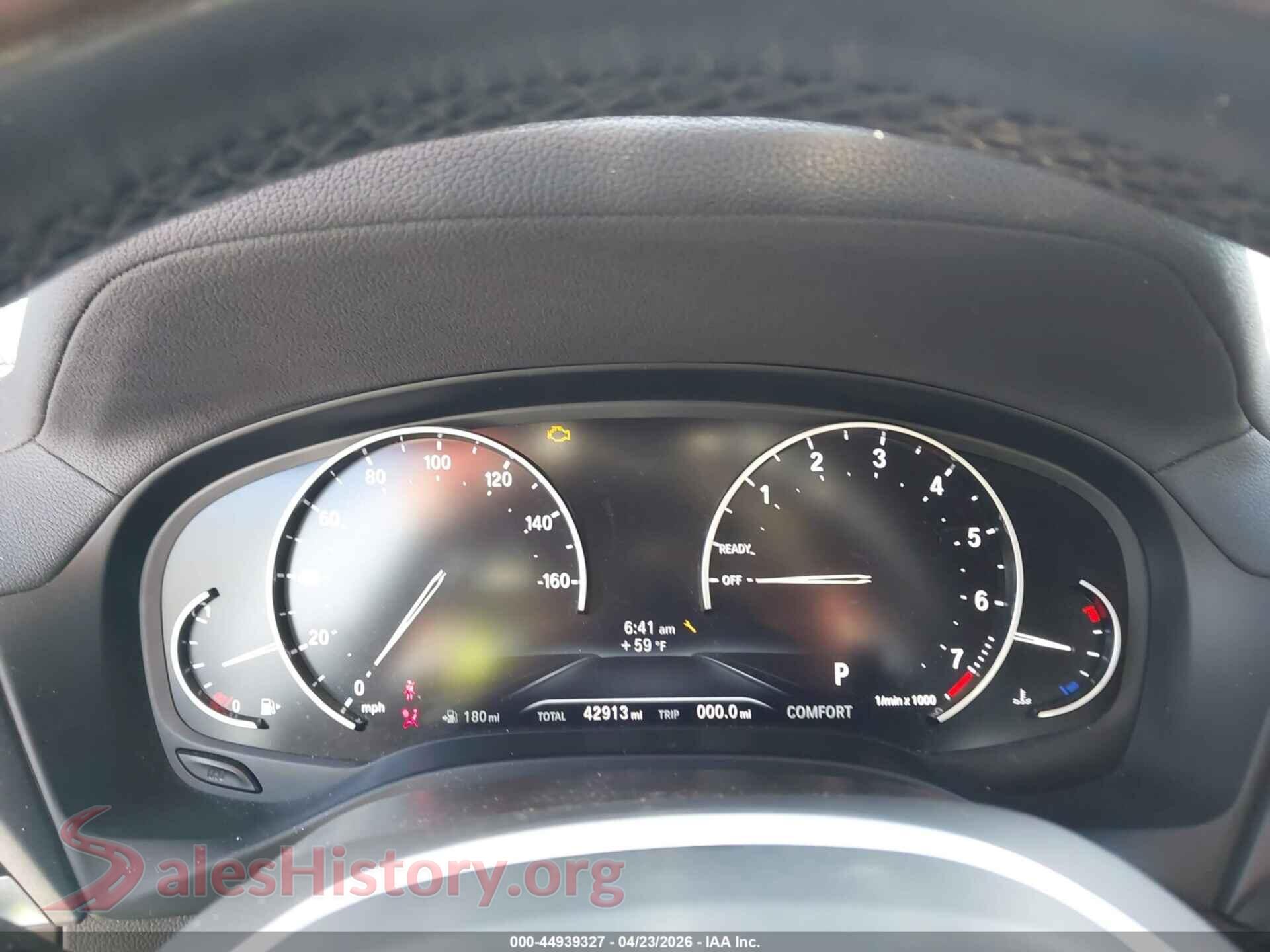 2020 BMW X3 VIN 5UXTY3C06L9B39375, passenger side view