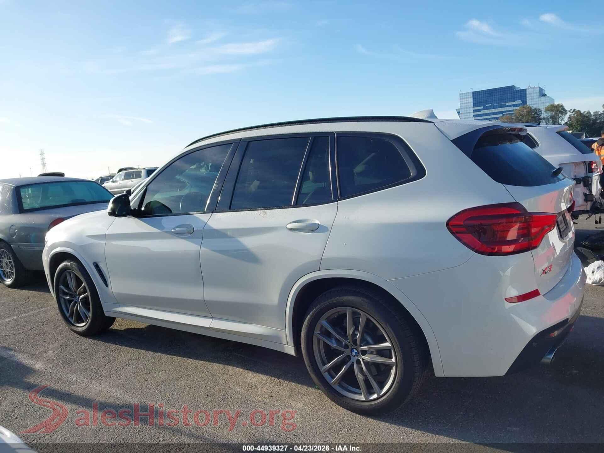 2020 BMW X3 VIN 5UXTY3C06L9B39375, auction photo 14