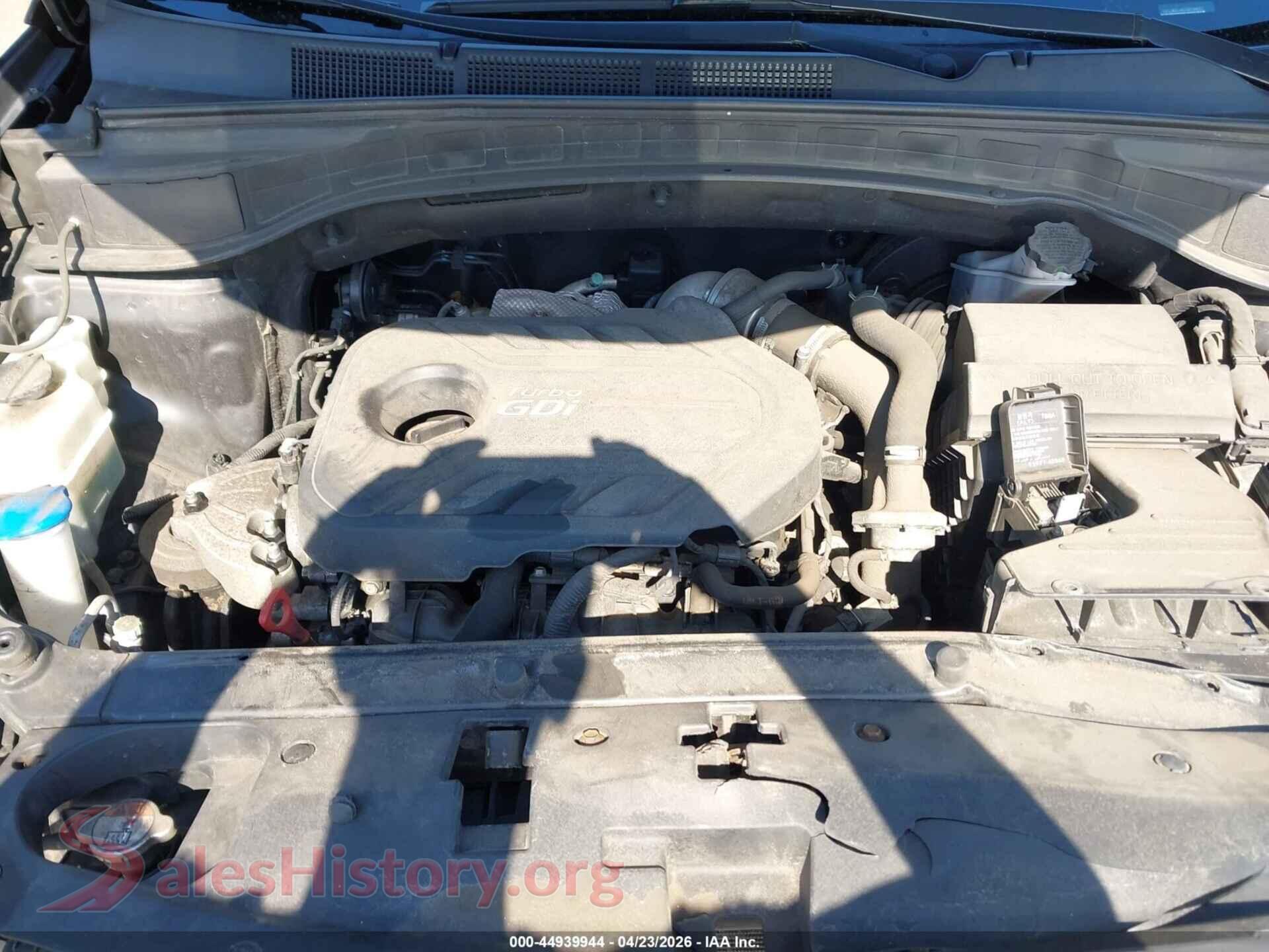 2018 HYUNDAI SANTA FE SPORT VIN 5XYZWDLA6JG518837, interior dashboard