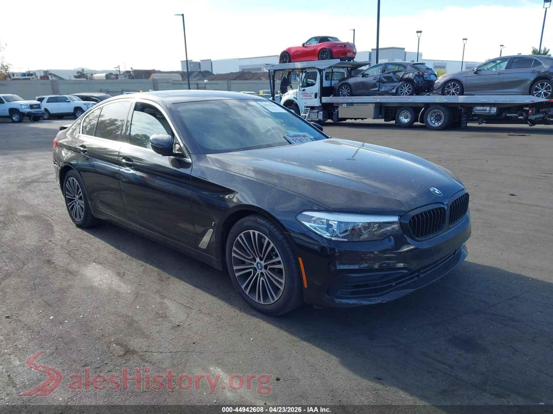 2019 BMW 530E VIN WBAJA9C56KB388658, auction photo