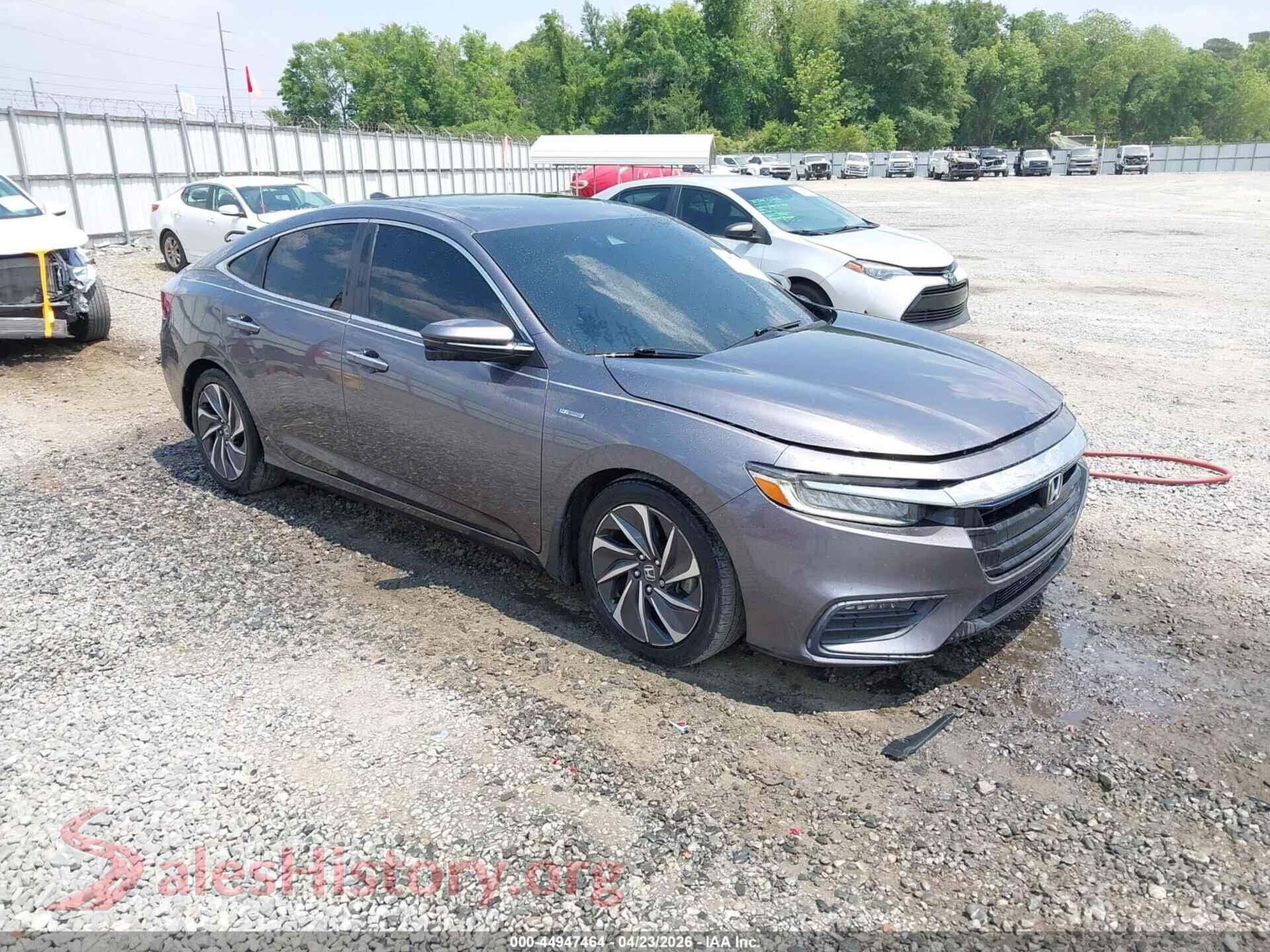 2019 HONDA INSIGHT VIN 19XZE4F93KE003071, auction photo