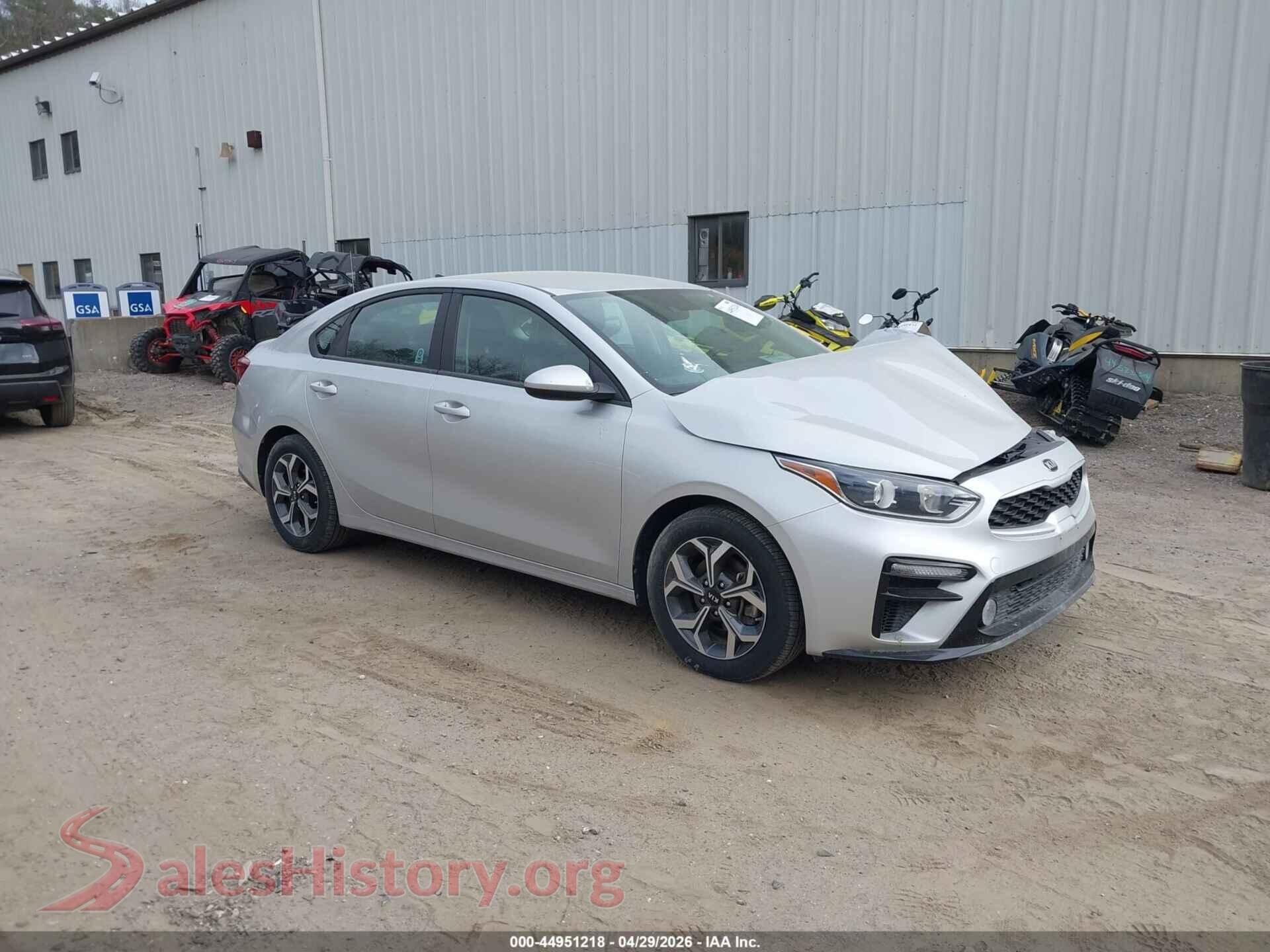 3KPF24AD2LE223570 2020 KIA FORTE