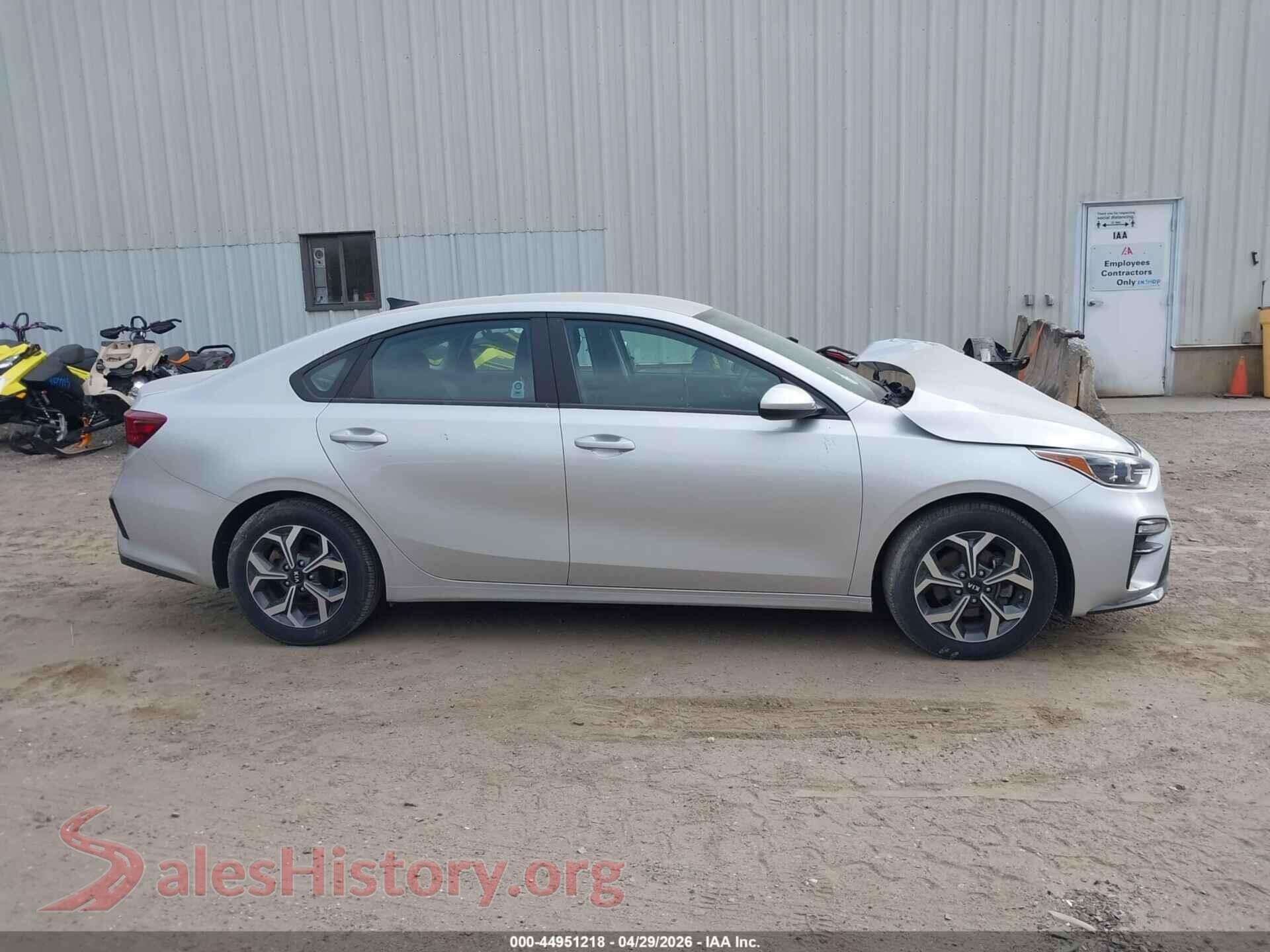 2020 KIA FORTE VIN 3KPF24AD2LE223570, auction photo 13