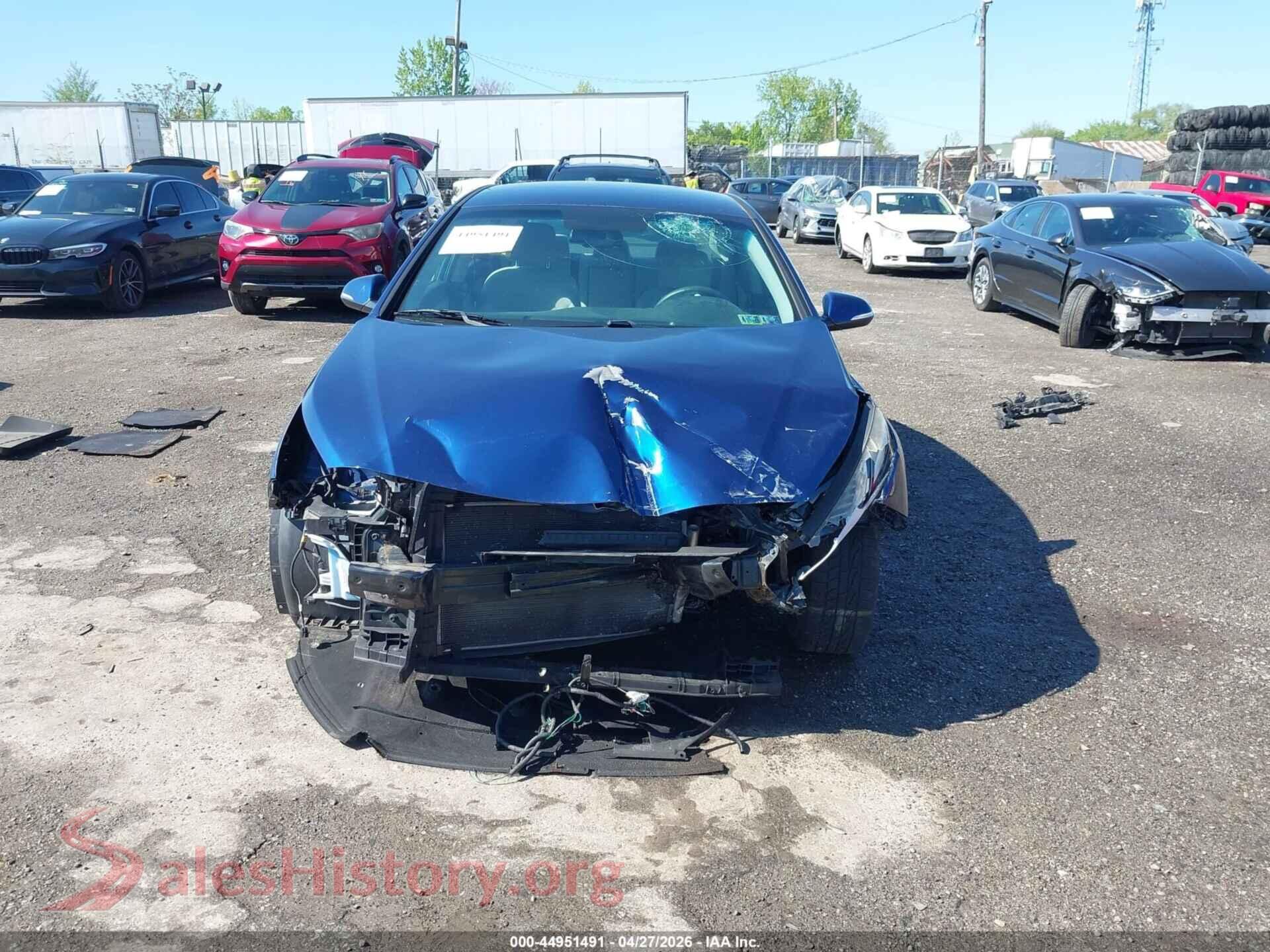 2017 HYUNDAI SONATA VIN 5NPE34AF0HH449653, rear passenger side