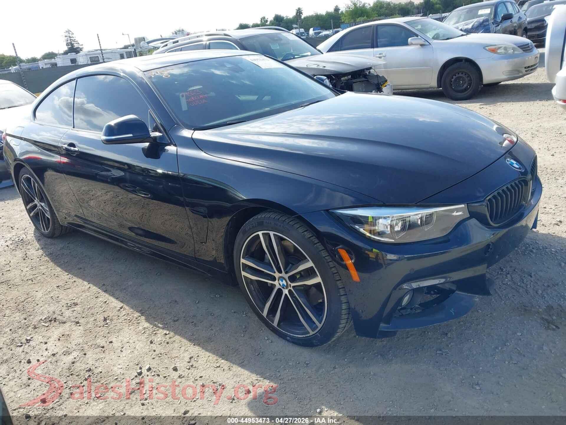 2020 BMW 430I VIN WBA4W5C0XLFJ79901, auction photo