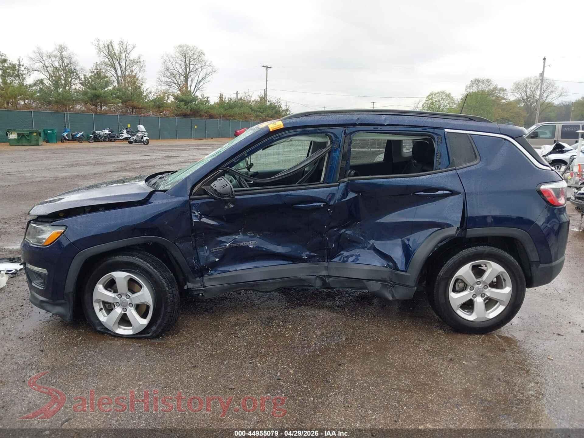 2019 JEEP COMPASS VIN 3C4NJCBB1KT636242, auction photo 15