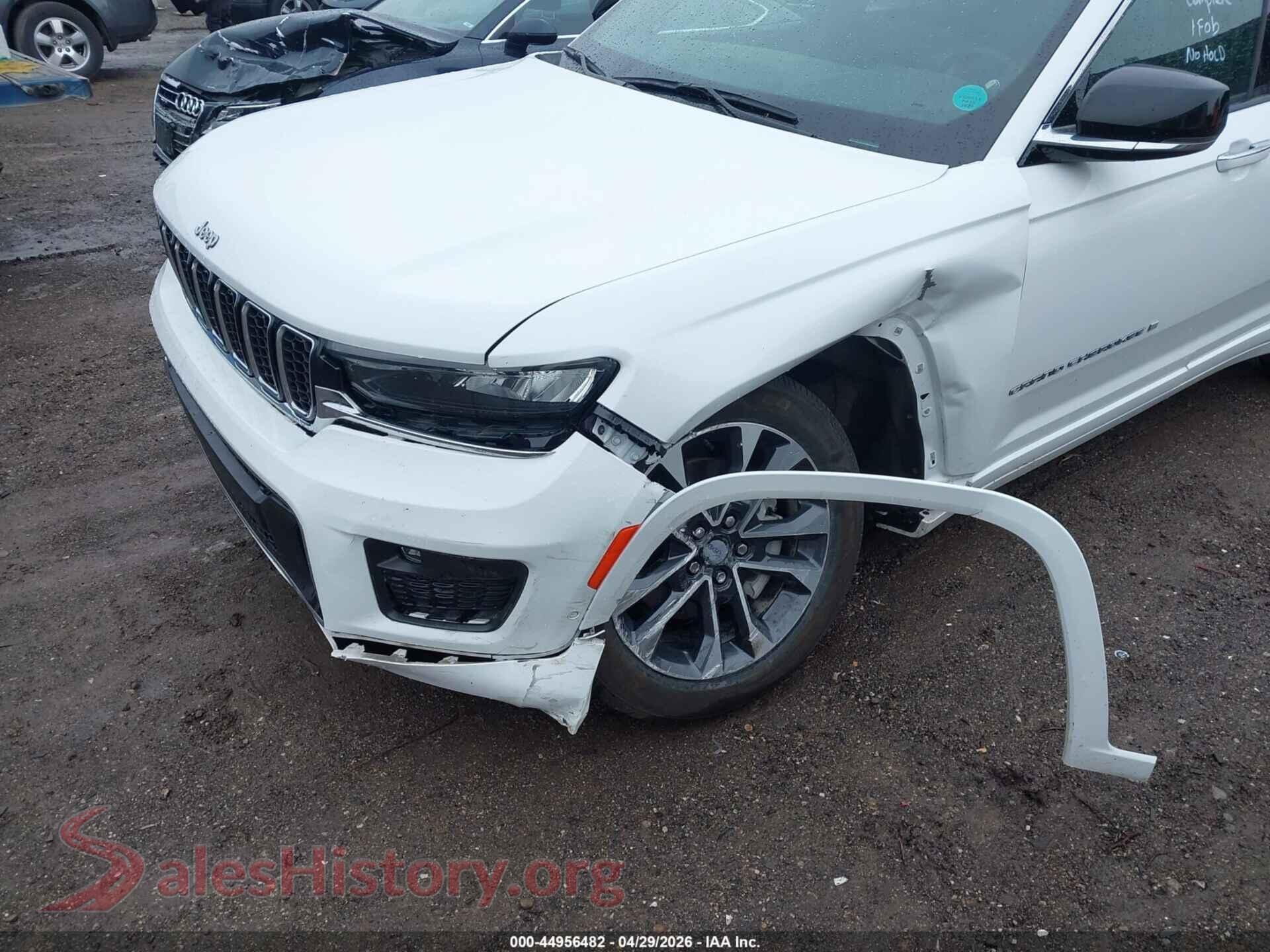 2022 JEEP GRAND CHEROKEE L VIN 1C4RJKDGXN8638675, rear passenger side