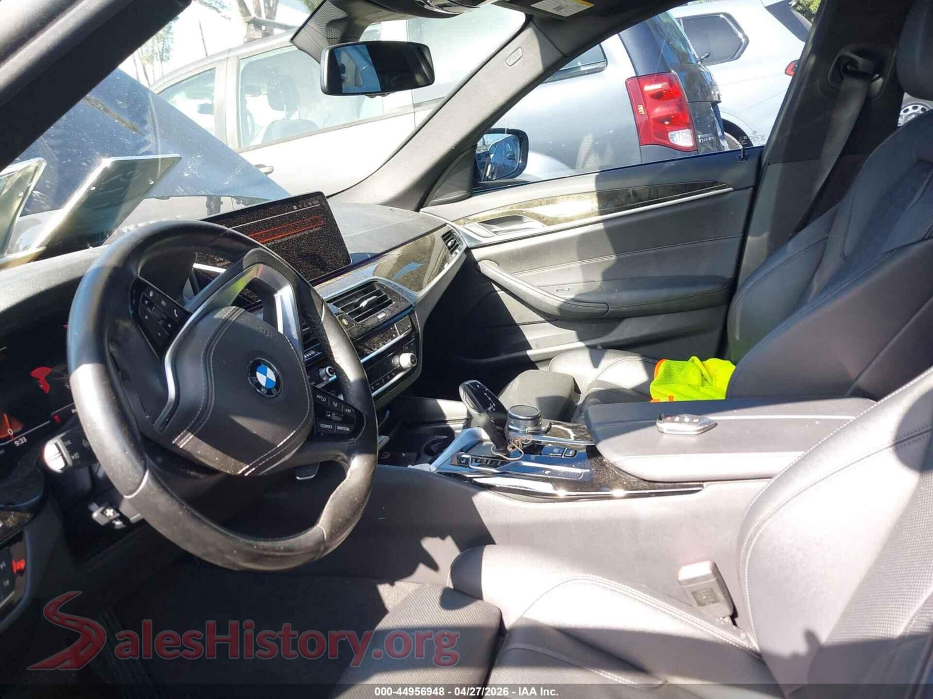 2021 BMW 530I VIN WBA53BH03MCF06164, auction photo 17