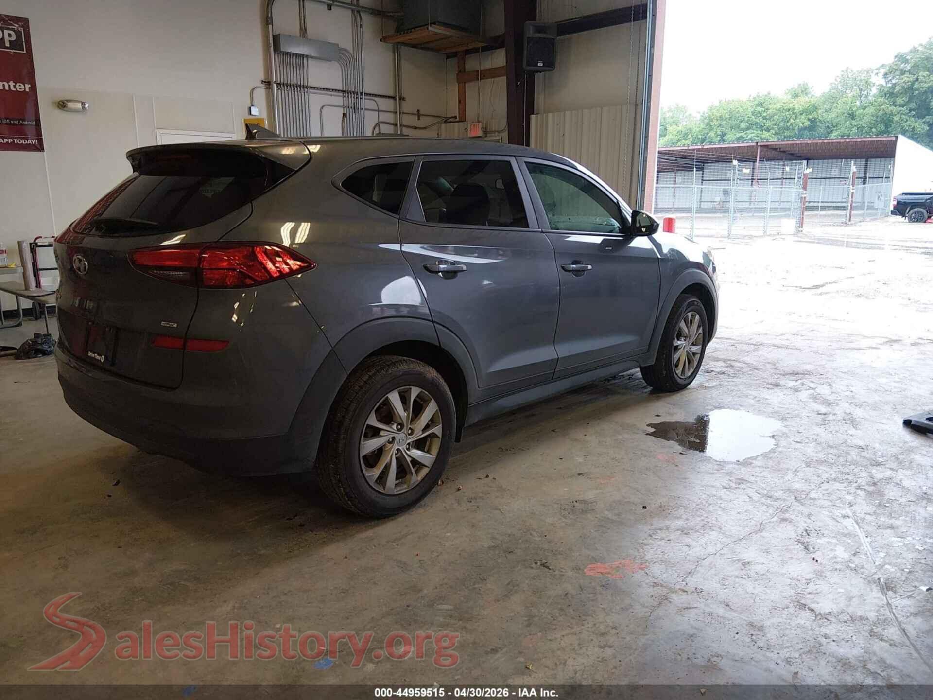 2019 HYUNDAI TUCSON VIN KM8J2CA40KU054522, rear driver side
