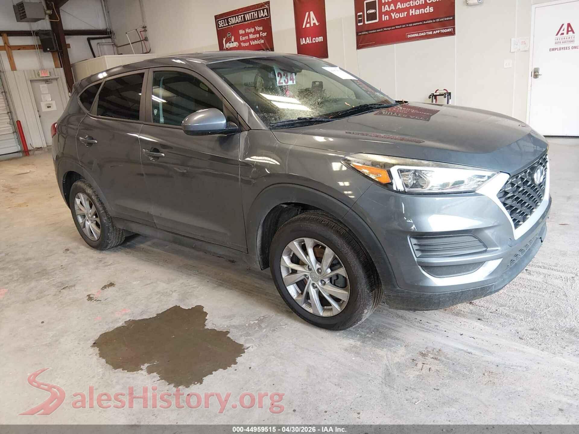 KM8J2CA40KU054522 2019 HYUNDAI TUCSON