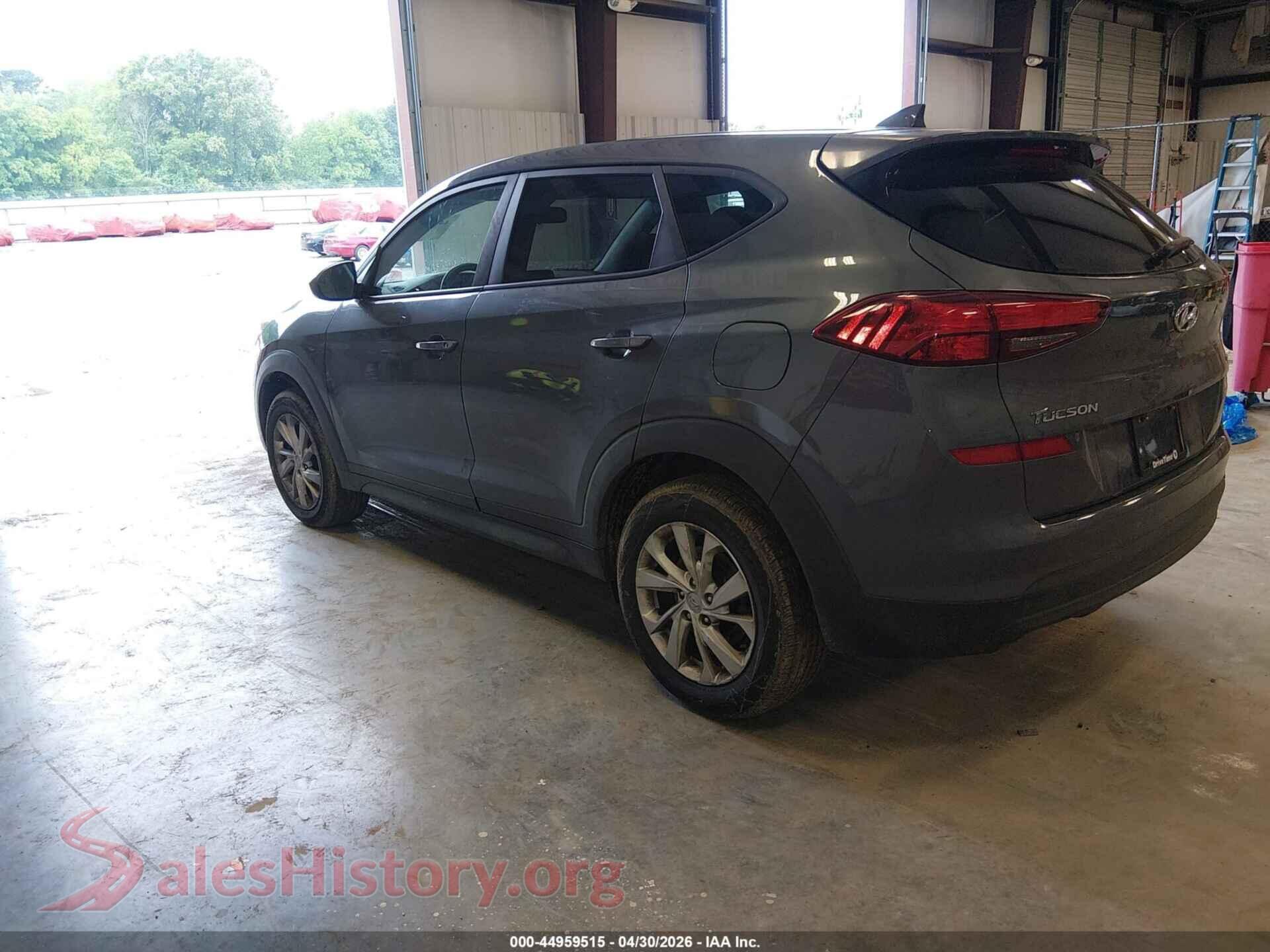 2019 HYUNDAI TUCSON VIN KM8J2CA40KU054522, driver side view