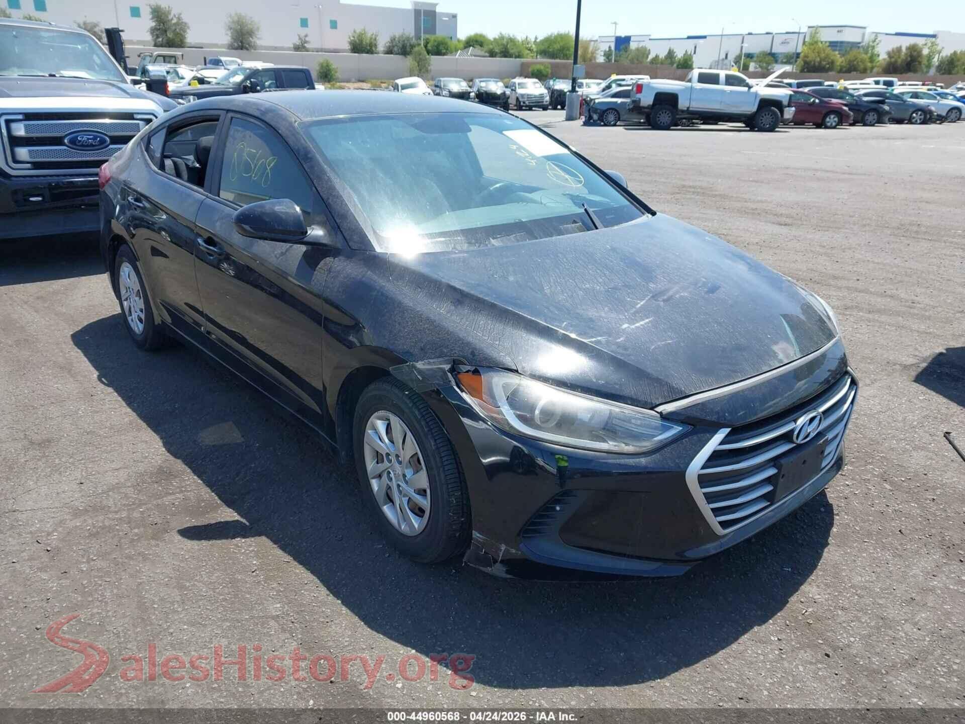 KMHD74LF0HU119025 2017 HYUNDAI ELANTRA