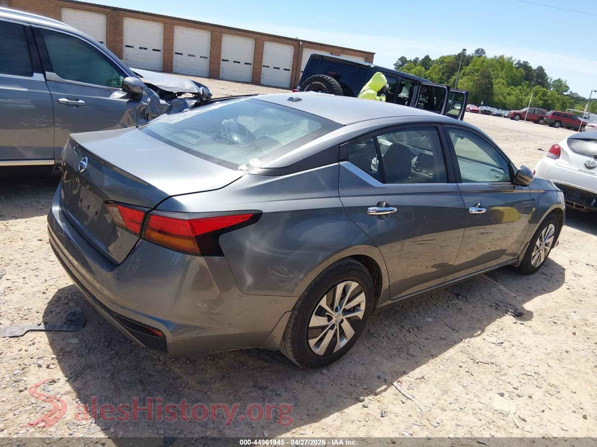 2019 NISSAN ALTIMA VIN 1N4BL4BV9KC135856, rear driver side