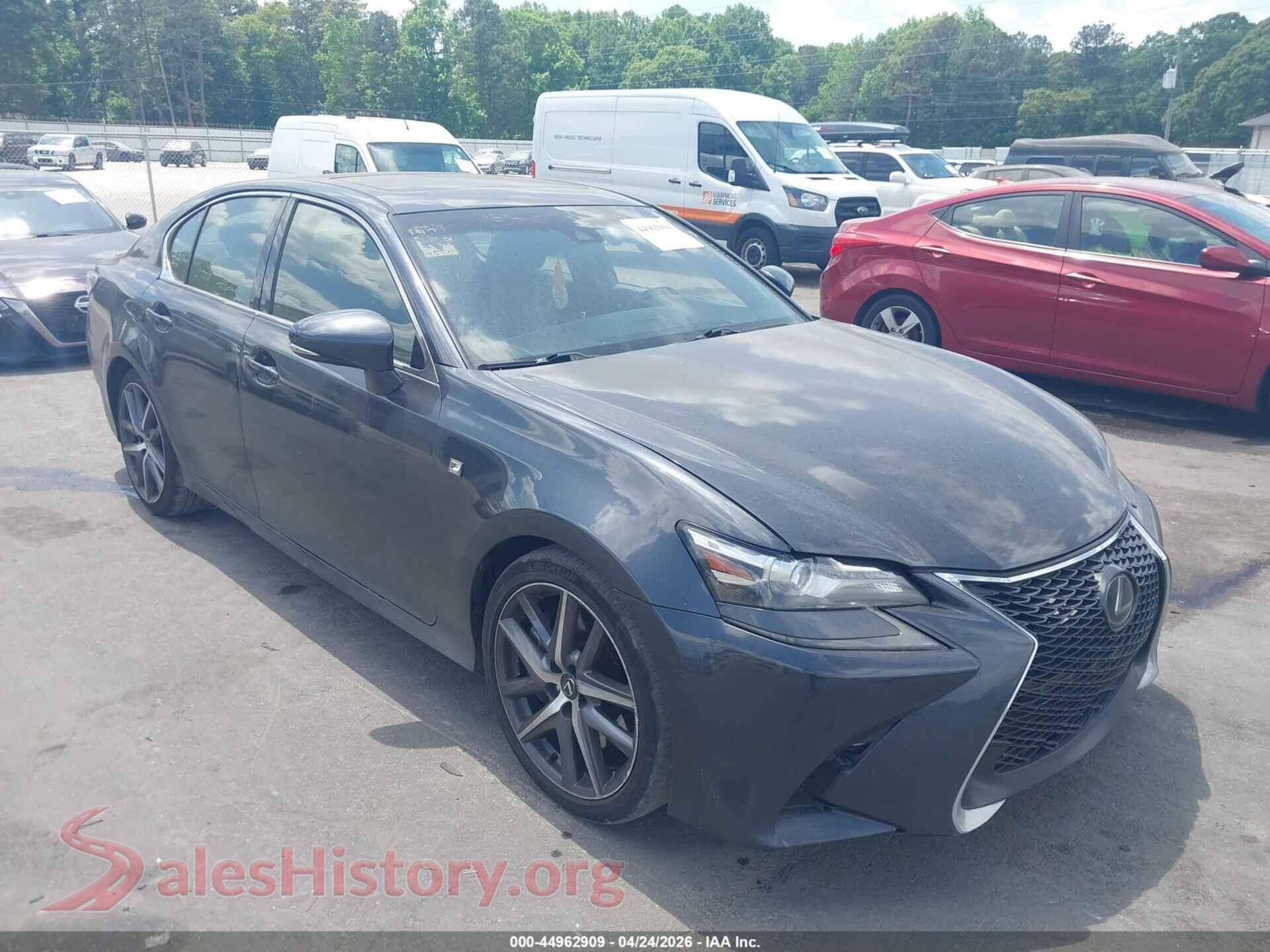 2018 LEXUS GS VIN JTHBZ1BL3JA016361, auction photo