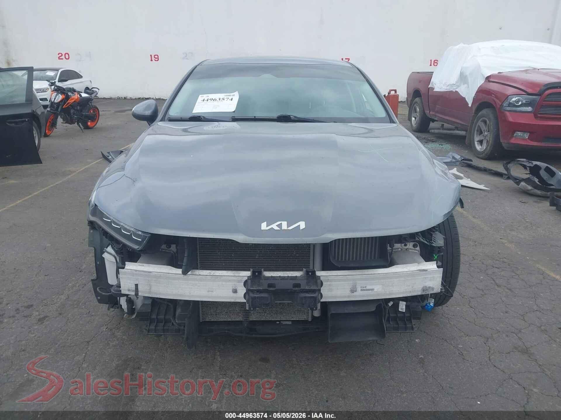2022 KIA K5 VIN 5XXG14J25NG142207, auction photo 13