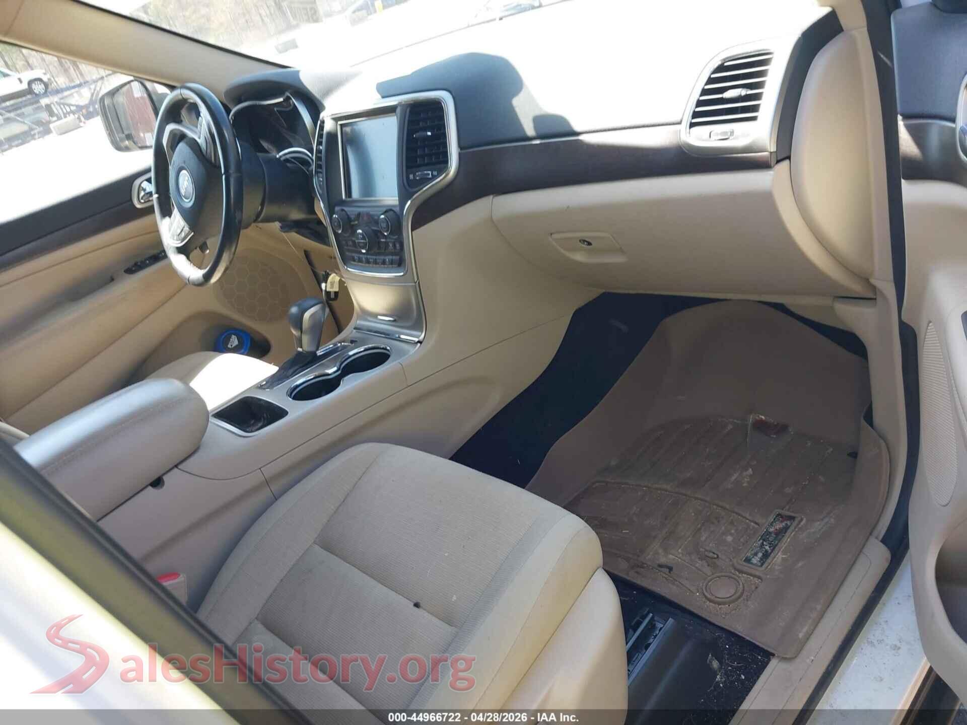 2017 JEEP GRAND CHEROKEE VIN 1C4RJFAG2HC651627, rear view