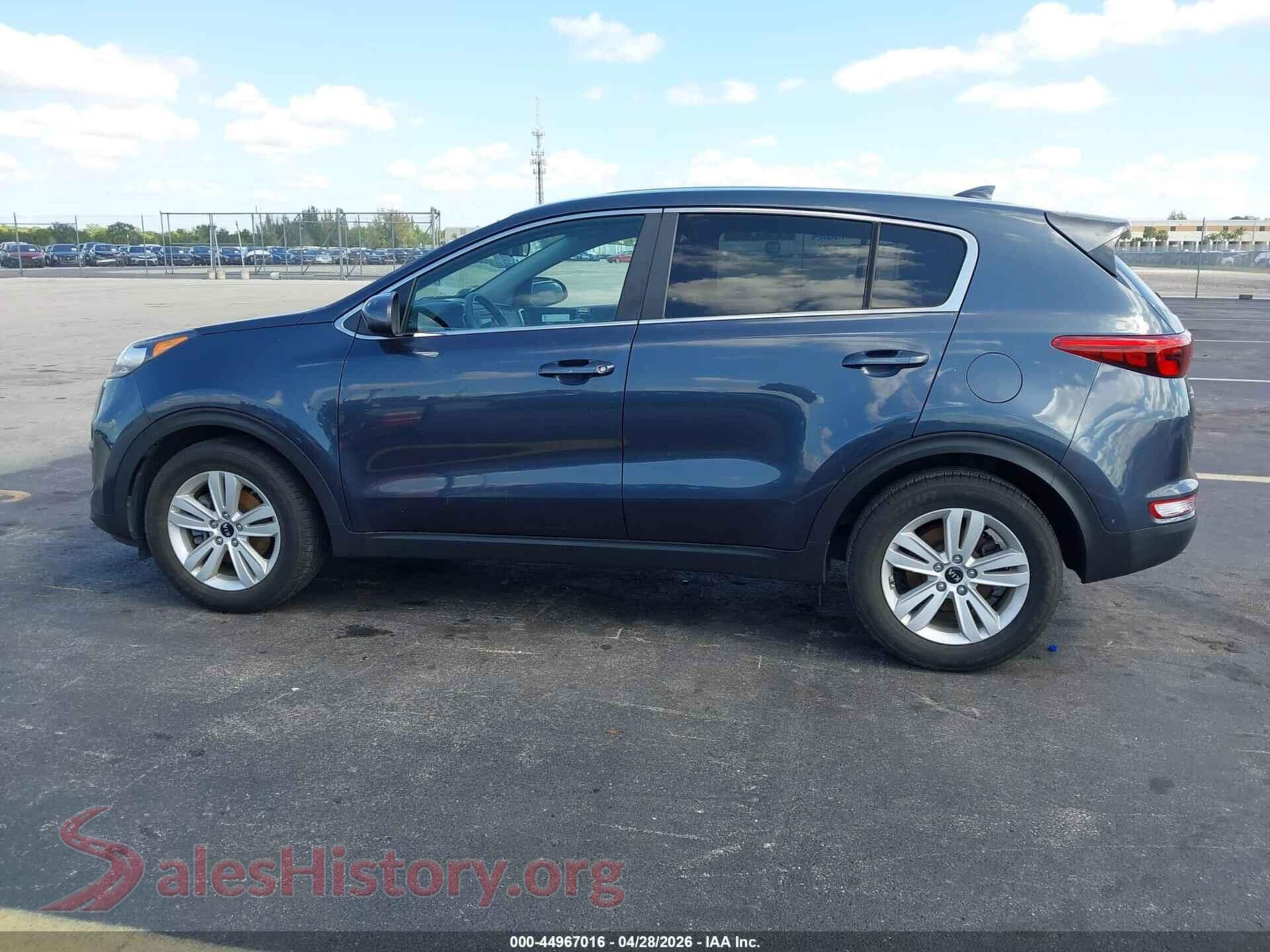 2019 KIA SPORTAGE VIN KNDPM3AC9K7581778, auction photo 13
