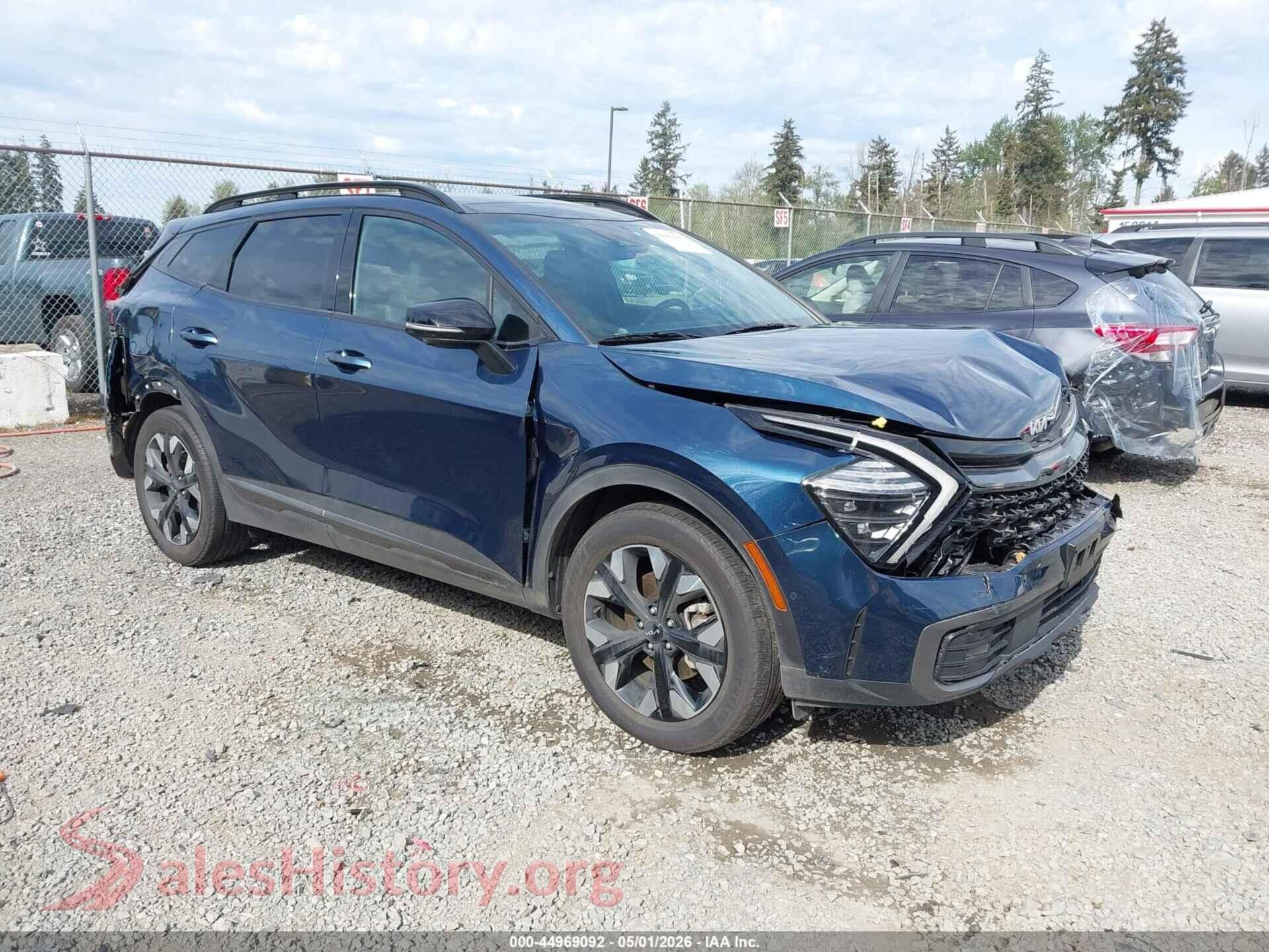 2024 KIA SPORTAGE PLUG-IN HYBRID VIN KNDPZDDH9R7127572, auction photo