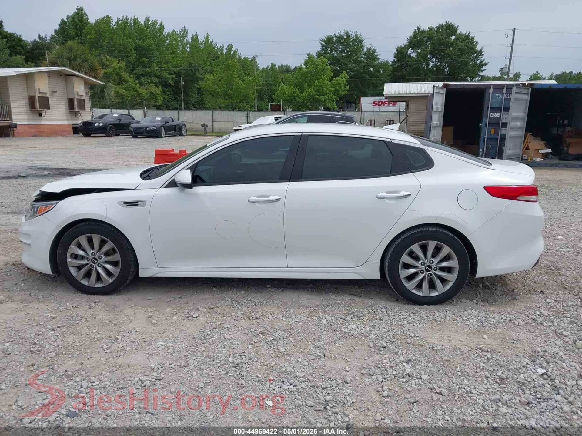 2017 KIA OPTIMA VIN 5XXGU4L31HG163427, auction photo 14