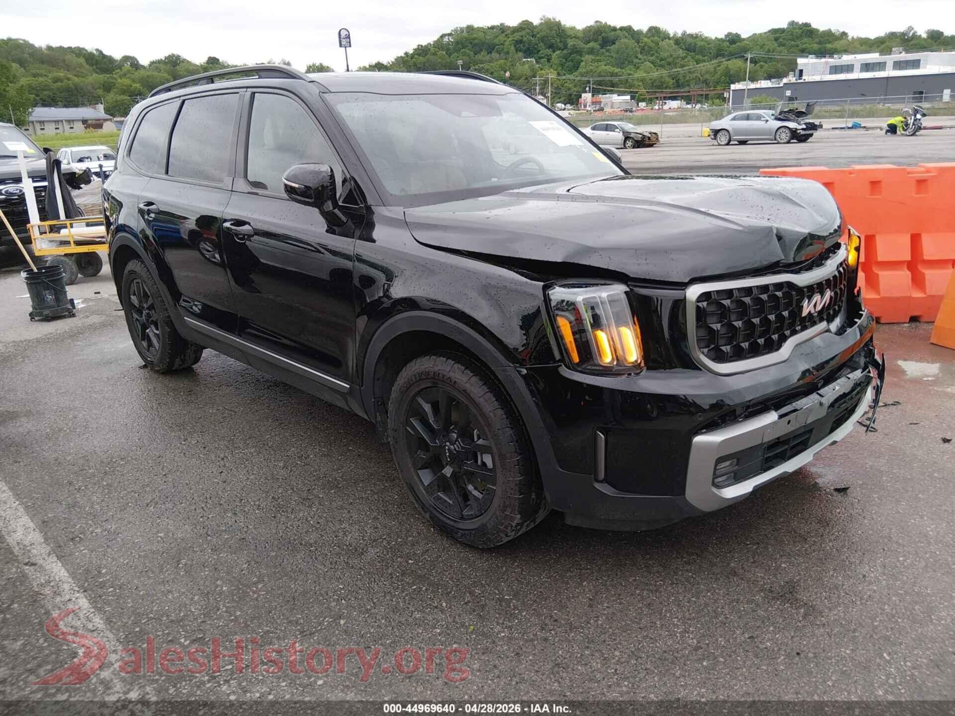 2023 KIA TELLURIDE VIN 5XYP5DGC4PG398504, auction photo
