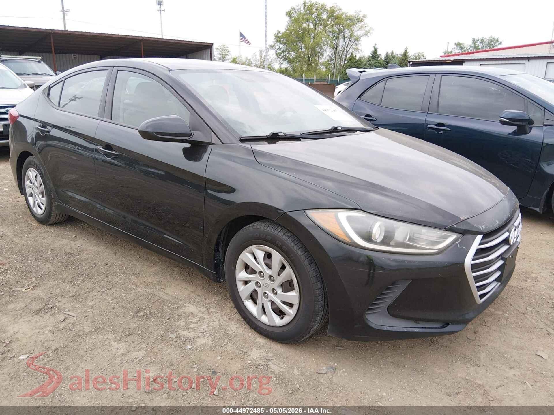 5NPD74LF2HH187728 2017 HYUNDAI ELANTRA