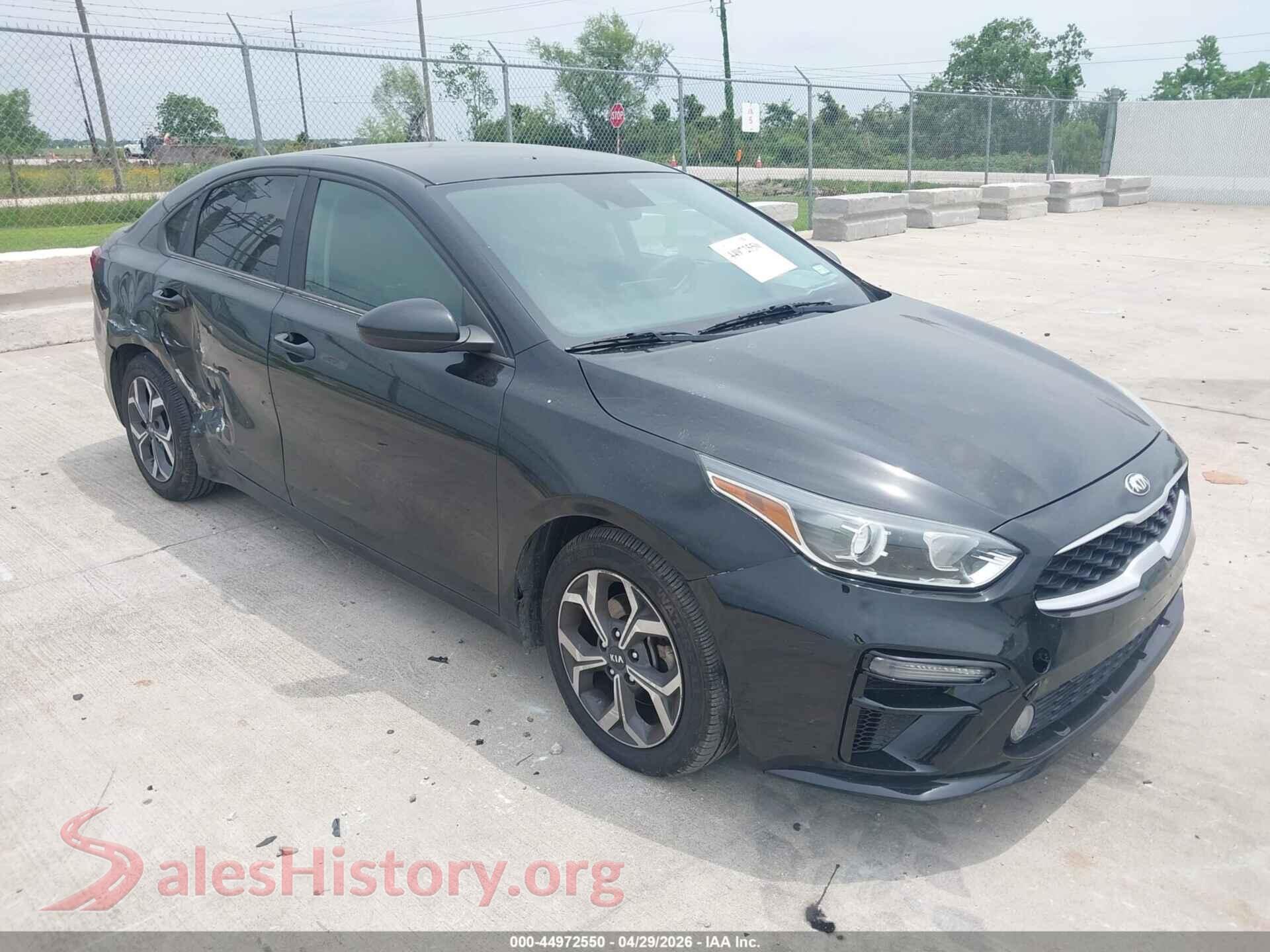 2019 KIA FORTE VIN 3KPF24AD3KE103890, auction photo