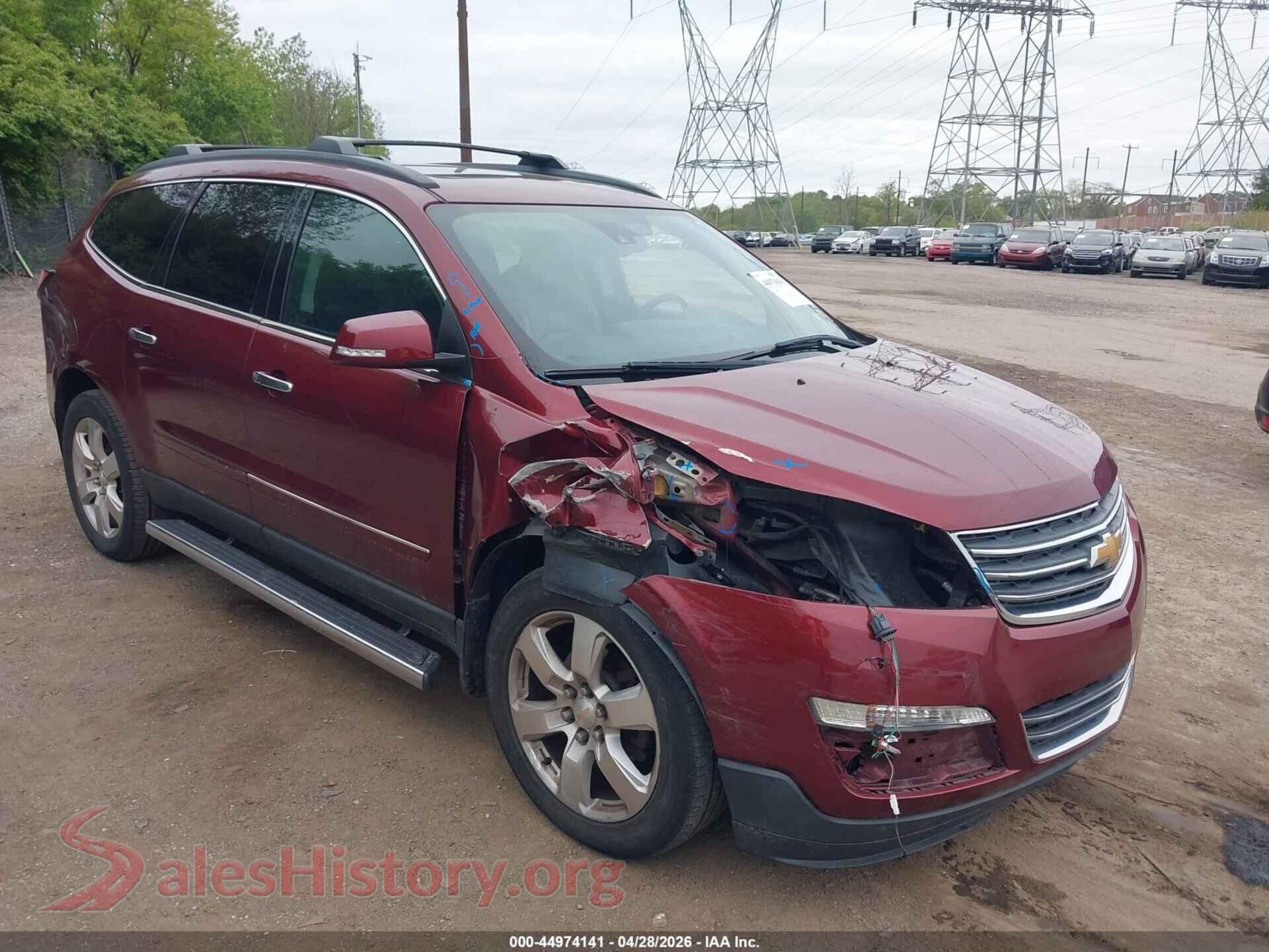 2017 CHEVROLET TRAVERSE VIN 1GNKVJKD4HJ206855, auction photo