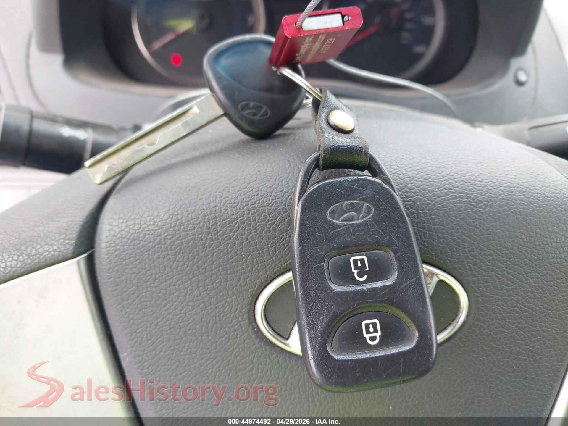 2017 HYUNDAI ACCENT VIN KMHCT4AE5HU277538, odometer mileage