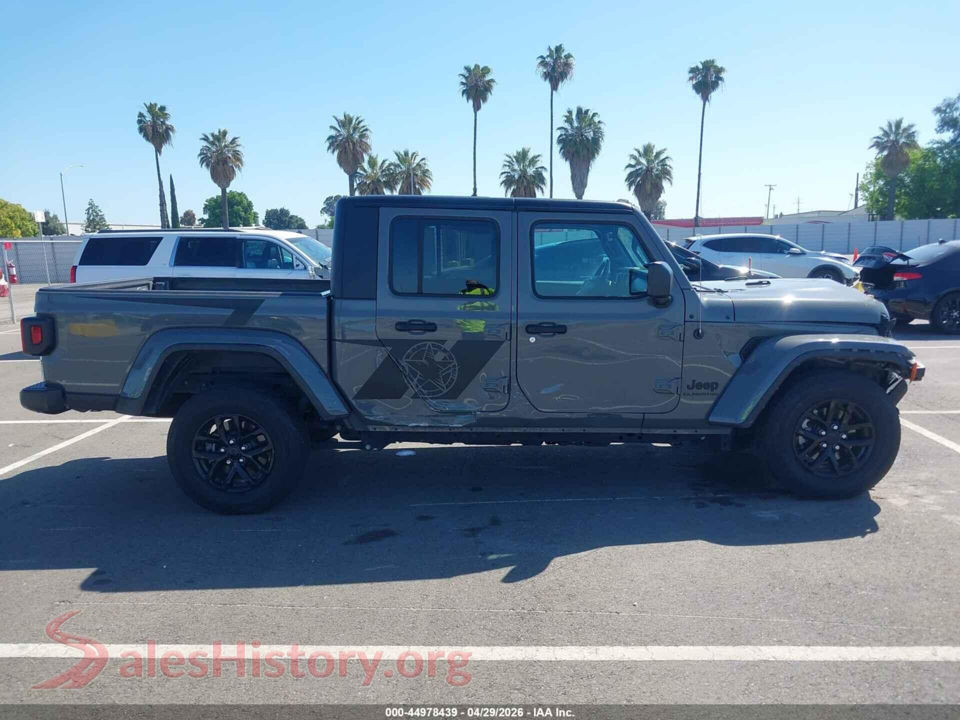 2022 JEEP GLADIATOR VIN 1C6HJTAG8NL149914, auction photo 14