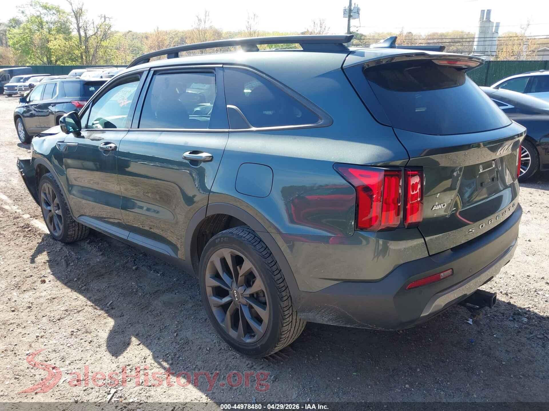 2022 KIA SORENTO VIN 5XYRKDLF1NG088213, driver side view