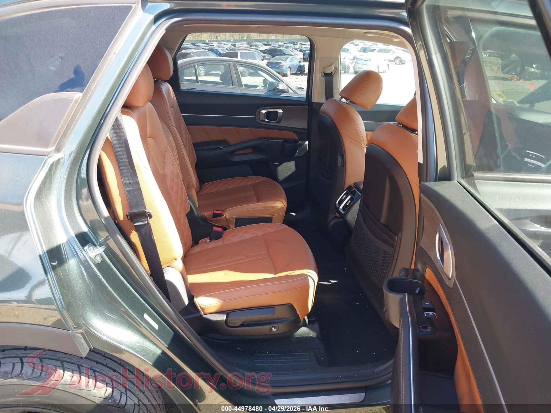 2022 KIA SORENTO VIN 5XYRKDLF1NG088213, front passenger side