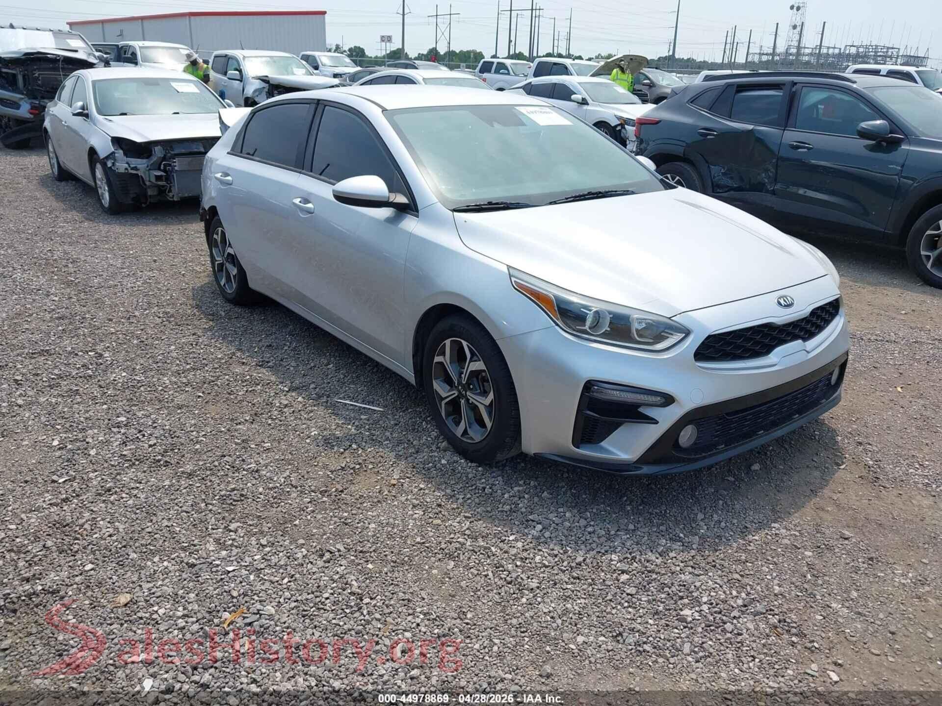 3KPF24ADXKE031456 2019 KIA FORTE