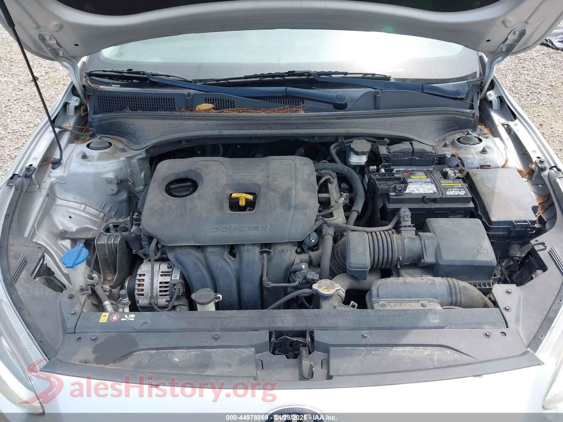 2019 KIA FORTE VIN 3KPF24ADXKE031456, interior dashboard