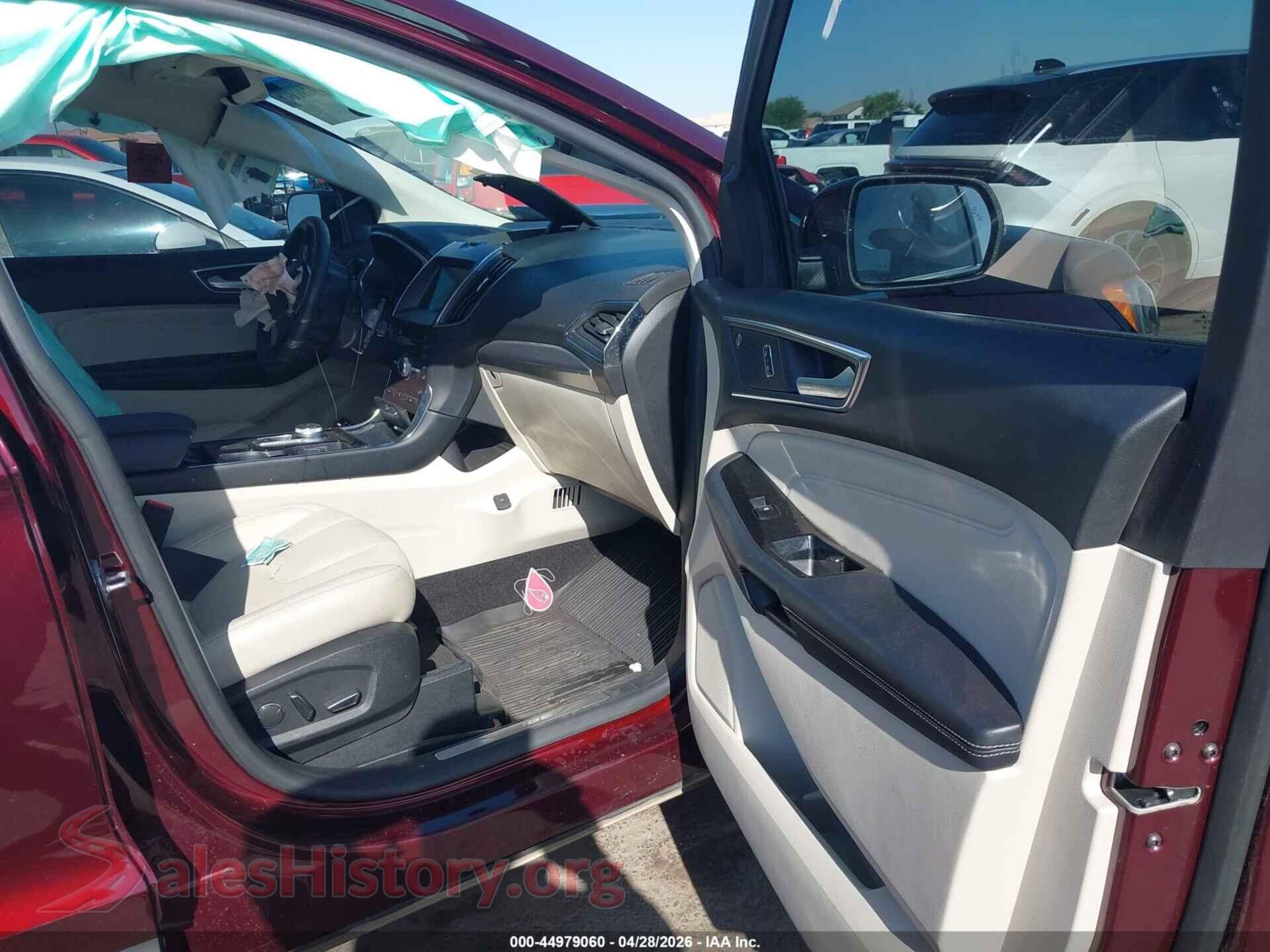 2019 FORD EDGE VIN 2FMPK4K94KBC21125, rear view