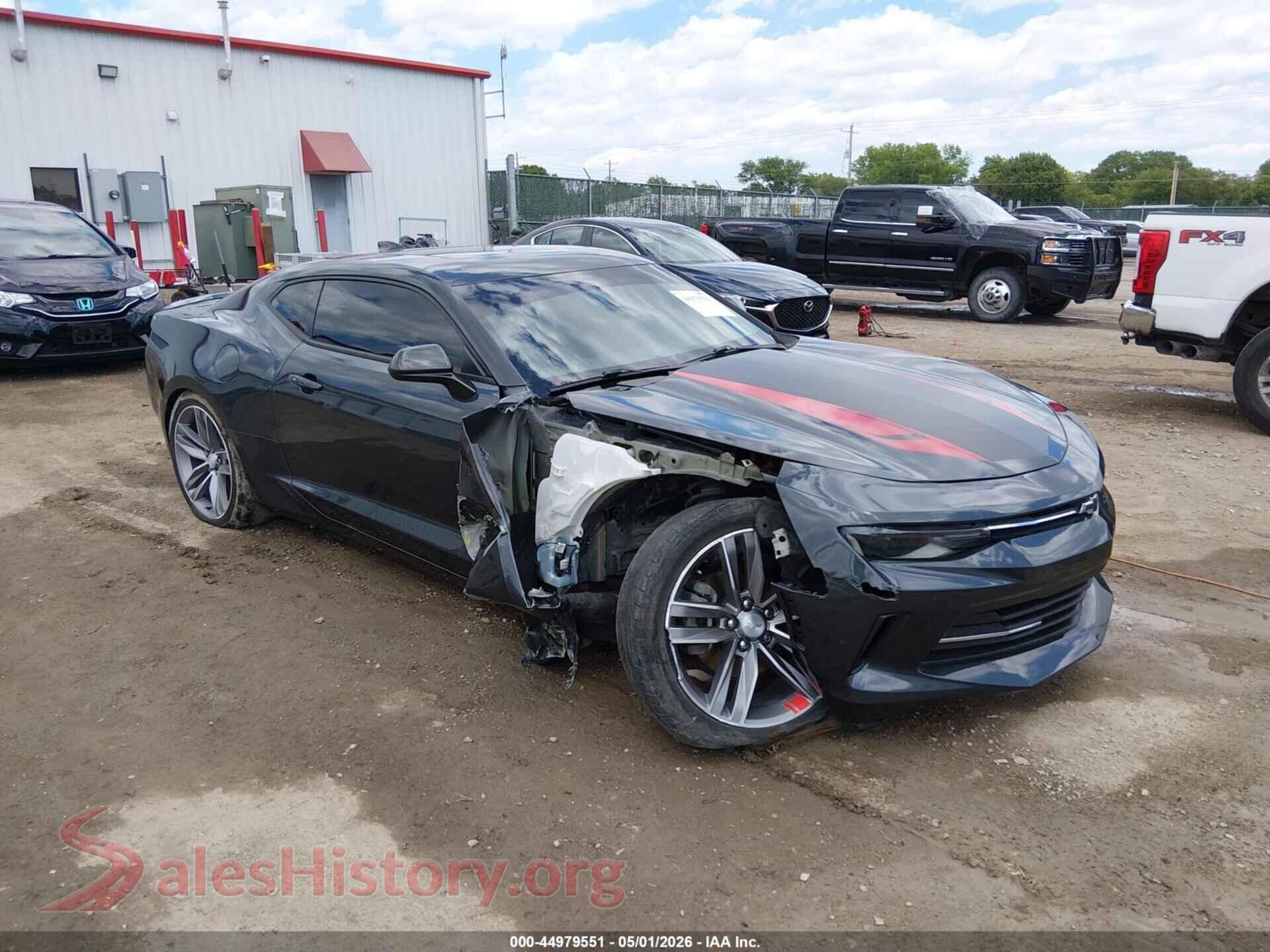 2018 CHEVROLET CAMARO VIN 1G1FB1RS9J0125345, auction photo