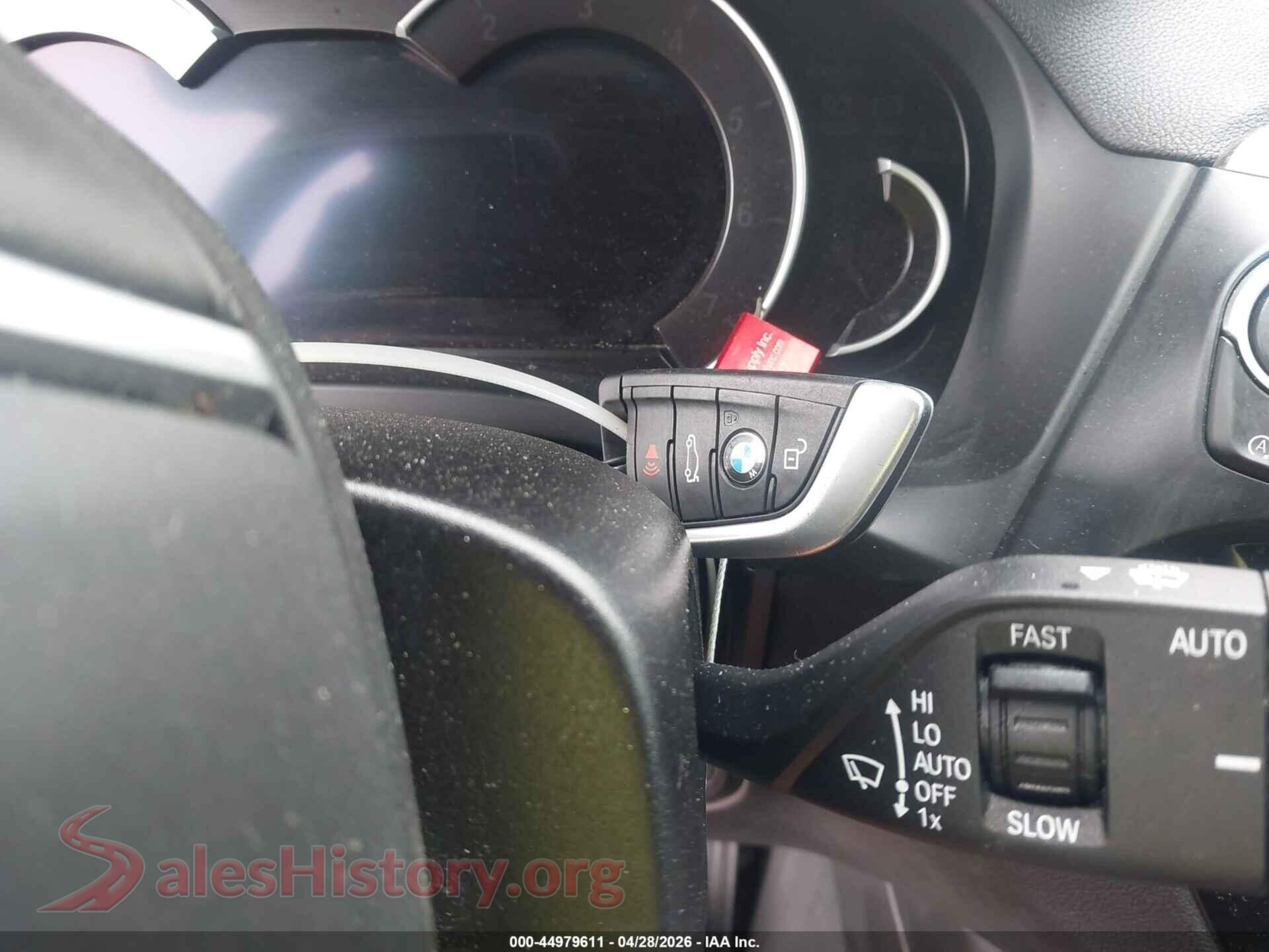 2019 BMW X3 VIN 5UXTR7C53KLR52168, odometer mileage
