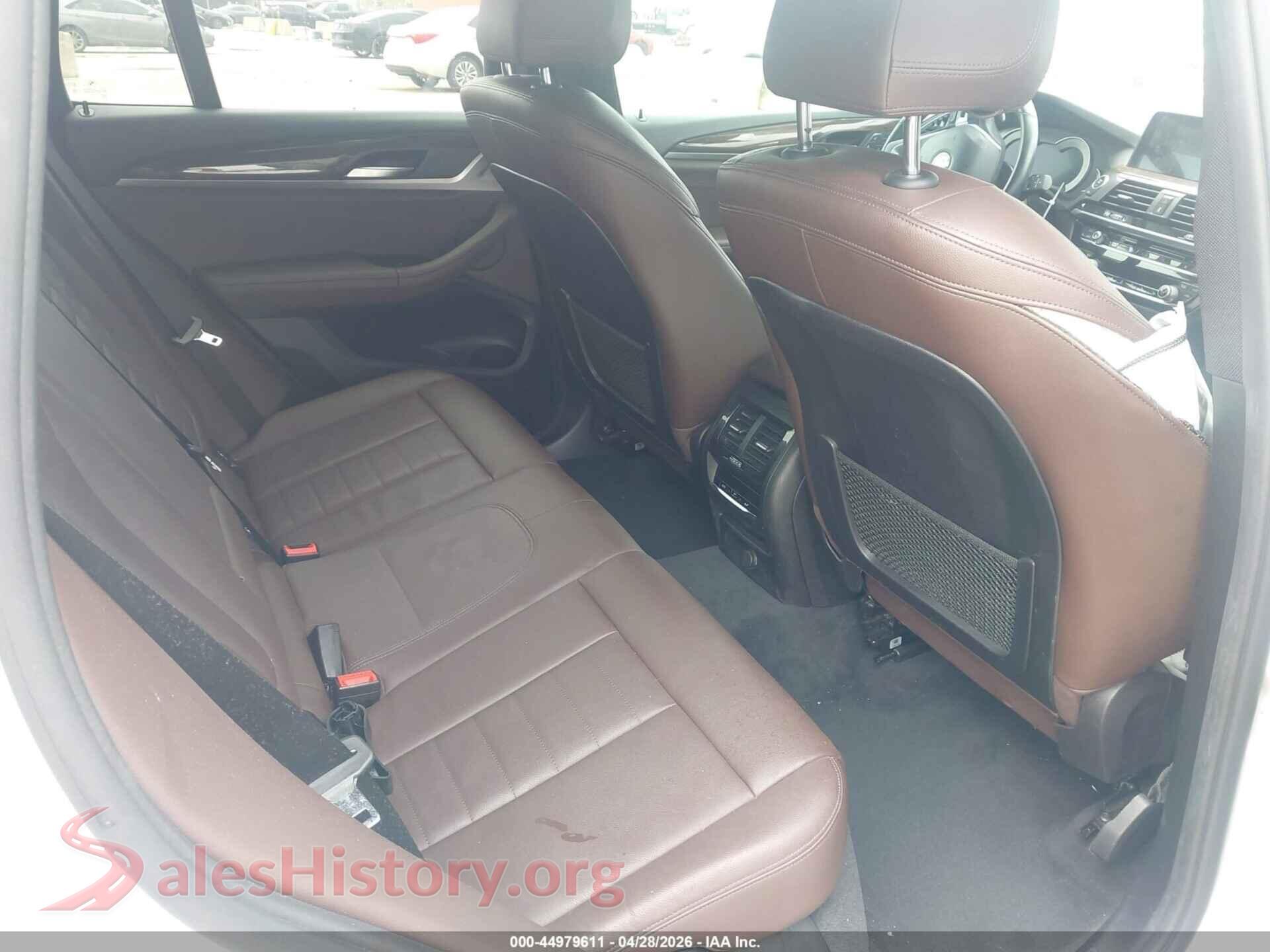 2019 BMW X3 VIN 5UXTR7C53KLR52168, front passenger side