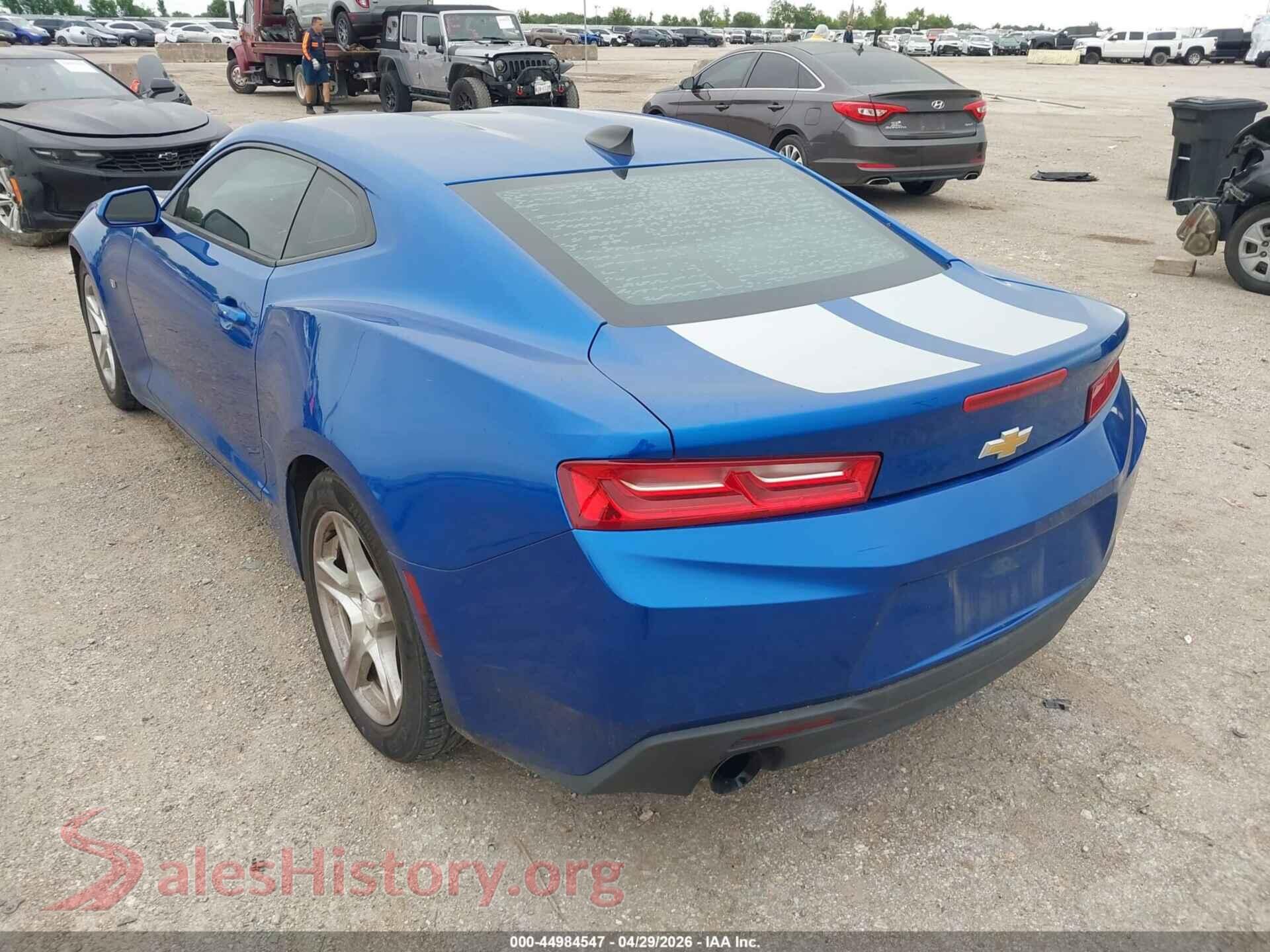 2018 CHEVROLET CAMARO VIN 1G1FB1RX1J0135086, driver side view
