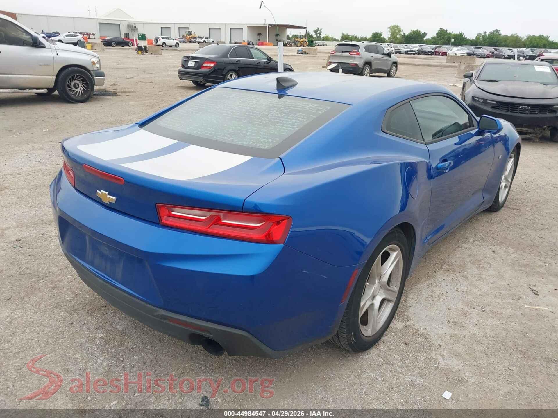 2018 CHEVROLET CAMARO VIN 1G1FB1RX1J0135086, rear driver side