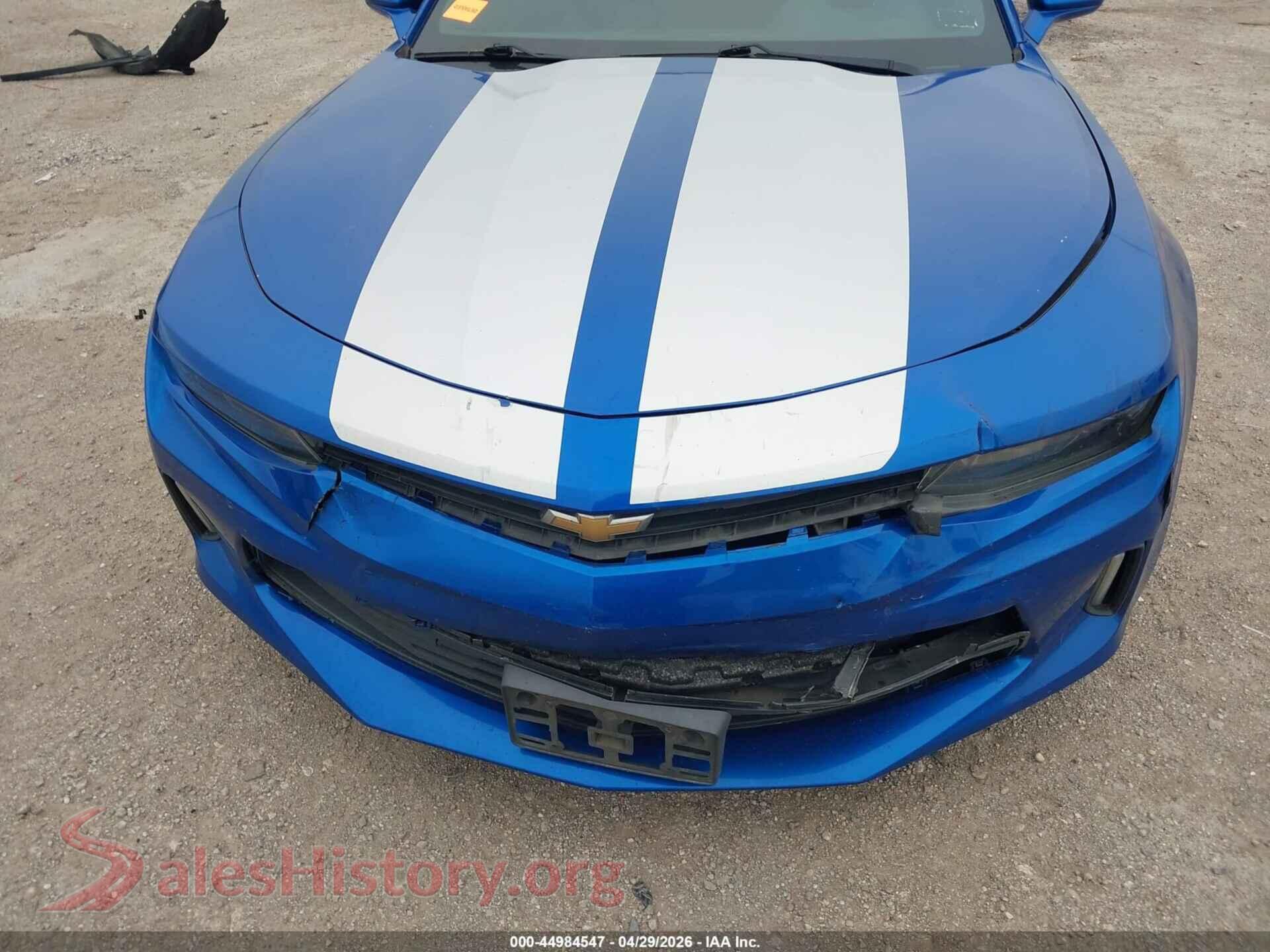 2018 CHEVROLET CAMARO VIN 1G1FB1RX1J0135086, rear passenger side