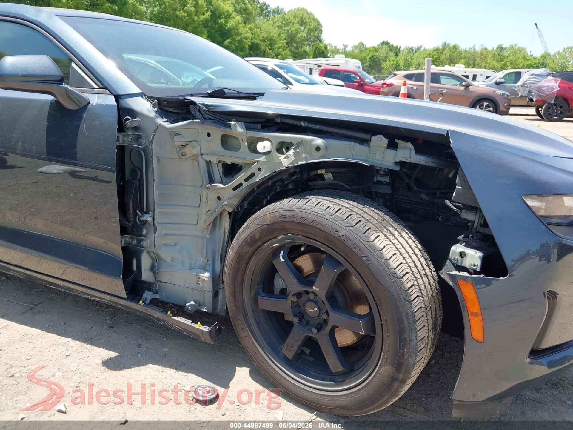 2019 CHEVROLET CAMARO VIN 1G1FB1RX2K0152254, rear passenger side