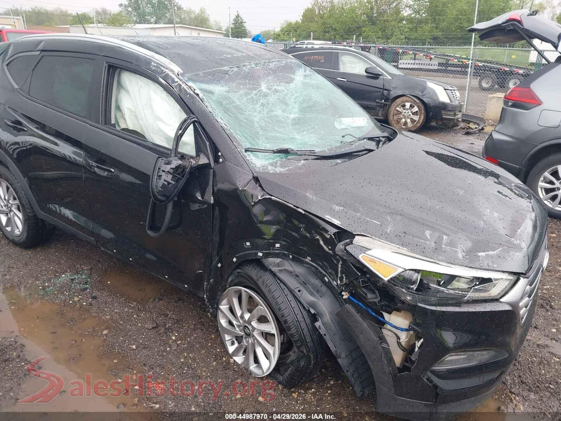 2017 HYUNDAI TUCSON VIN KM8J3CA46HU323645, rear passenger side
