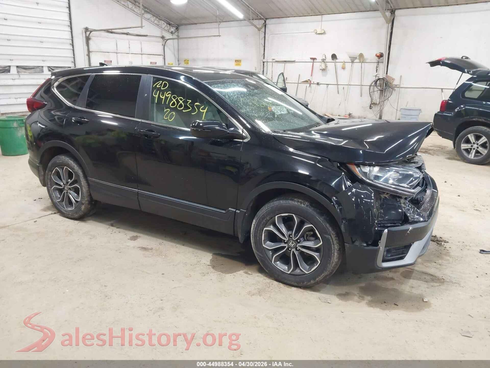 2020 HONDA CR-V VIN 2HKRW2H51LH644308, auction photo